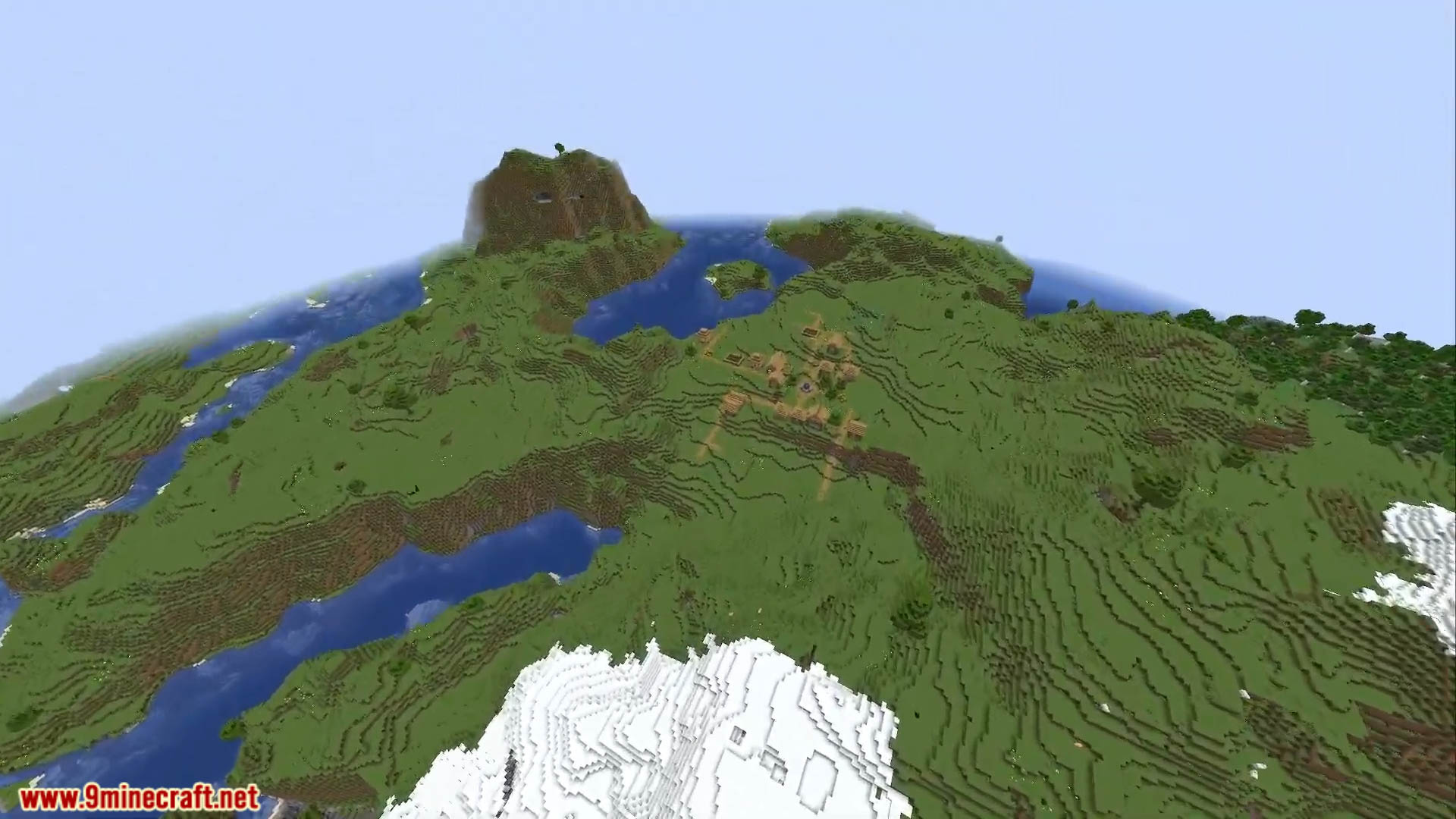 Top 5 New Village Seeds For Minecraft (26.1.2, 1.21.1) – Java Edition 11 Top 5 new village seeds for minecraft screenshots 10