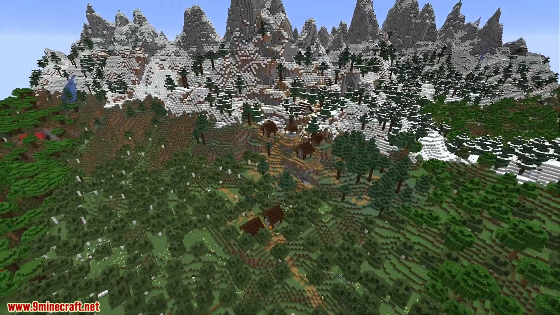 Top 5 New Village Seeds For Minecraft (26.1.2, 1.21.1) – Java Edition 9 Top 5 new village seeds for minecraft screenshots 8