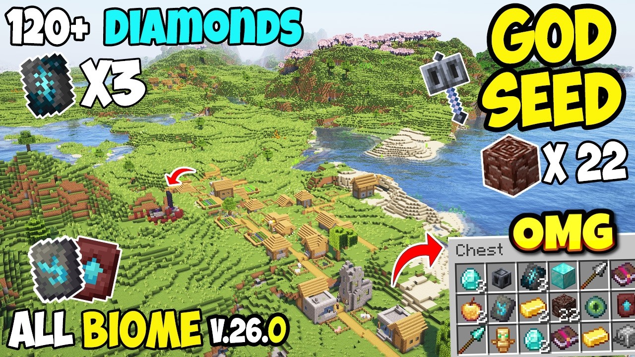 Ultimate Starter Survival Seeds For Minecraft (1.21.11, 1.21.1) – Bedrock Edition