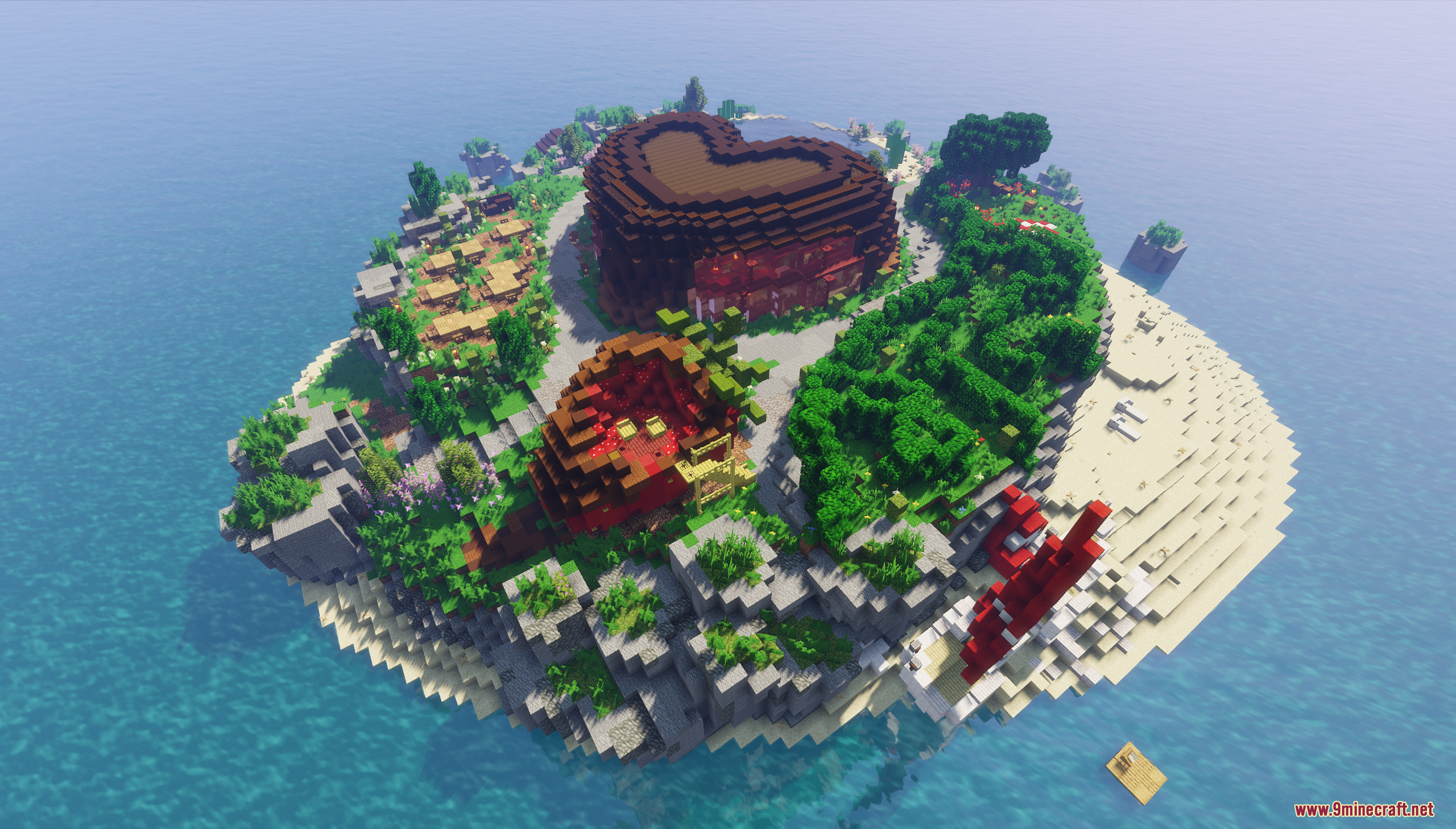 Valentine’s Island Map (26.1.2, 1.20.1) – Lovers’ Retreat 3 Valentines island screenshots 2
