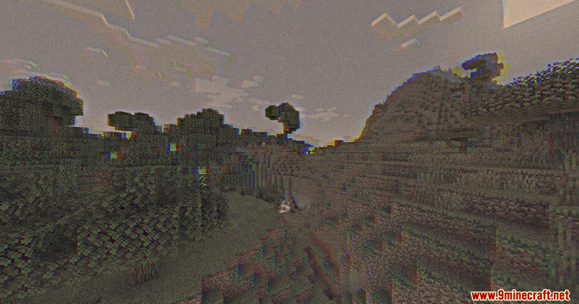 Warped Memory Shaders (26.1.2, 1.20.1) – Creepy Glitch Shader 11 Warped memory shaders screenshots 10
