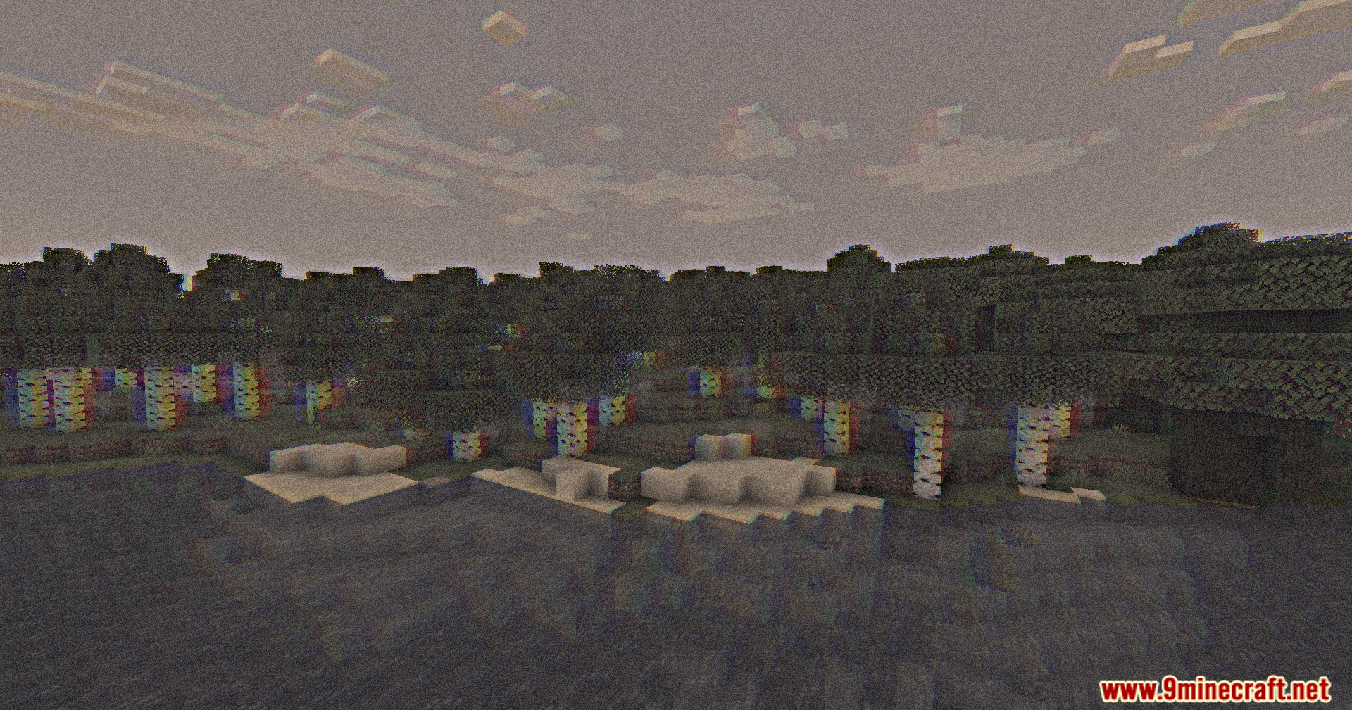 Warped Memory Shaders (26.1.2, 1.20.1) – Creepy Glitch Shader 3 Warped memory shaders screenshots 2