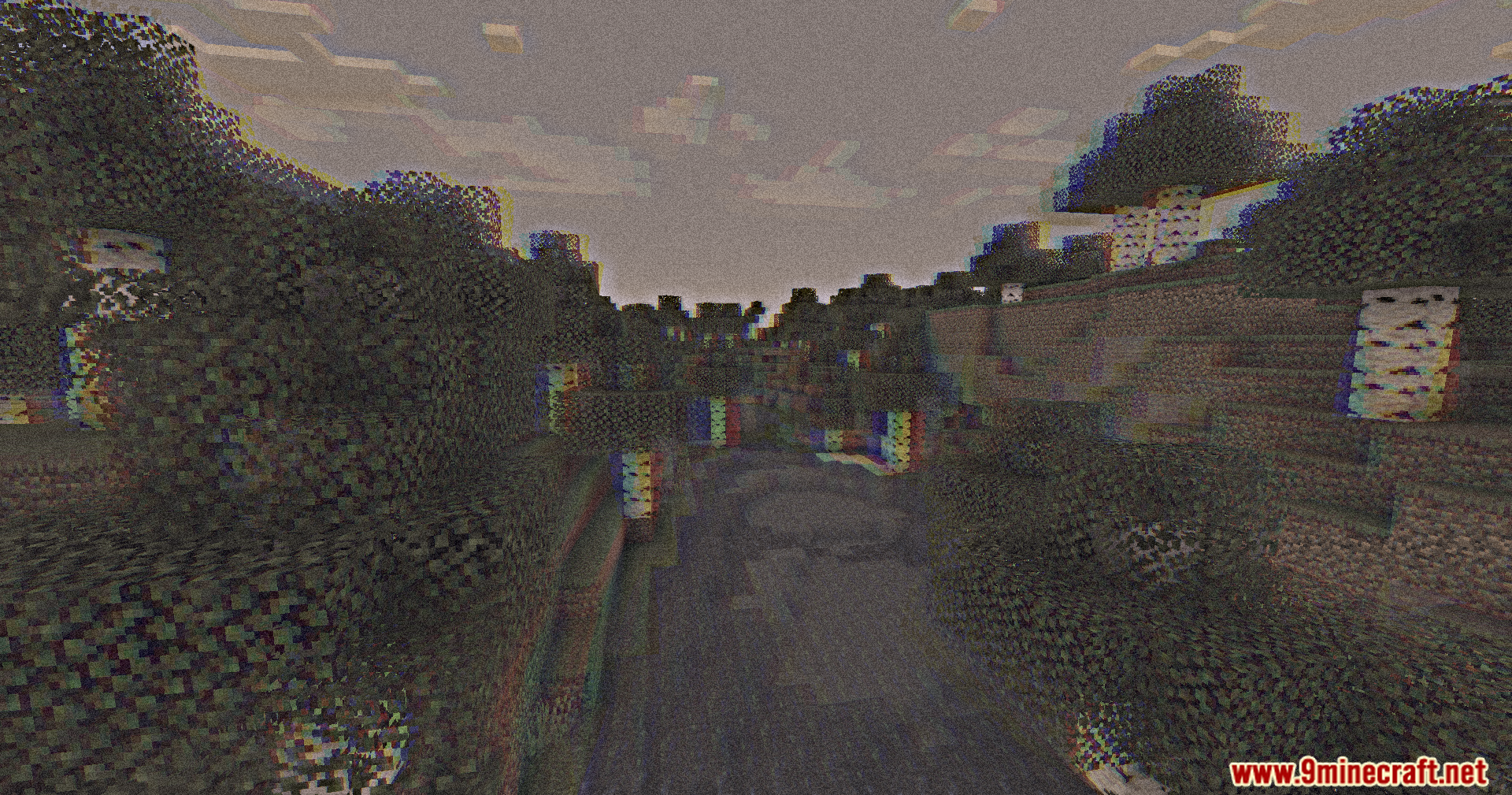 Warped Memory Shaders (26.1.2, 1.20.1) – Creepy Glitch Shader 5 Warped memory shaders screenshots 4