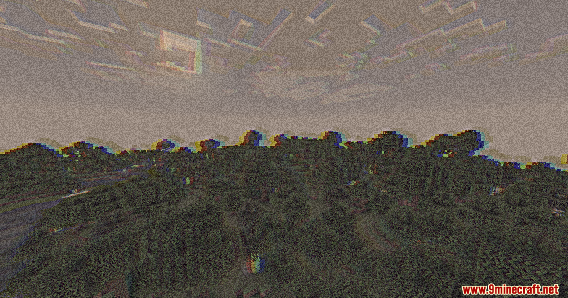 Warped Memory Shaders (26.1.2, 1.20.1) – Creepy Glitch Shader 7 Warped memory shaders screenshots 6
