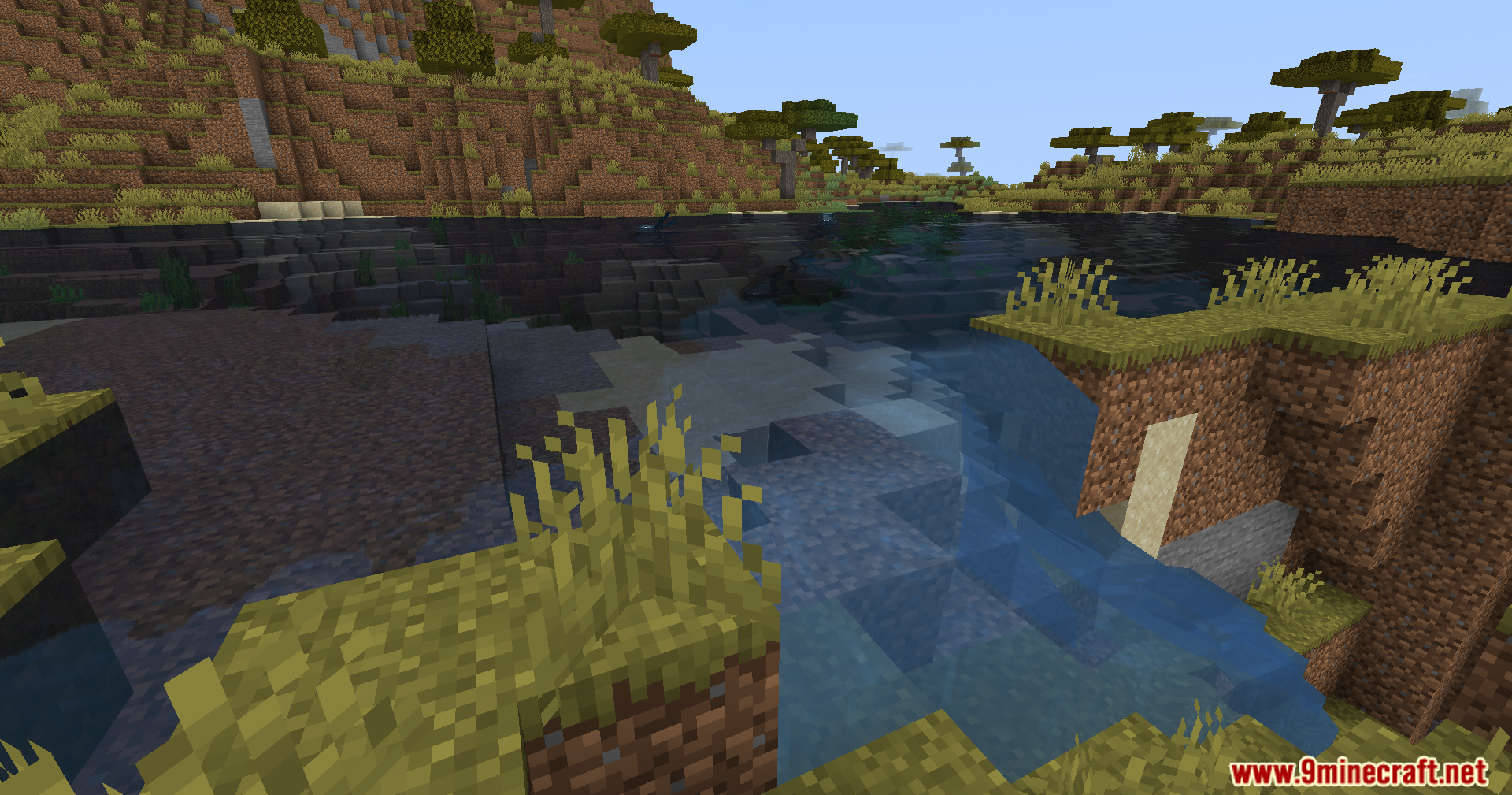 Water Shaders (26.1.2, 1.20.1) – Realistic Waves 2 Water shaders screenshots 1