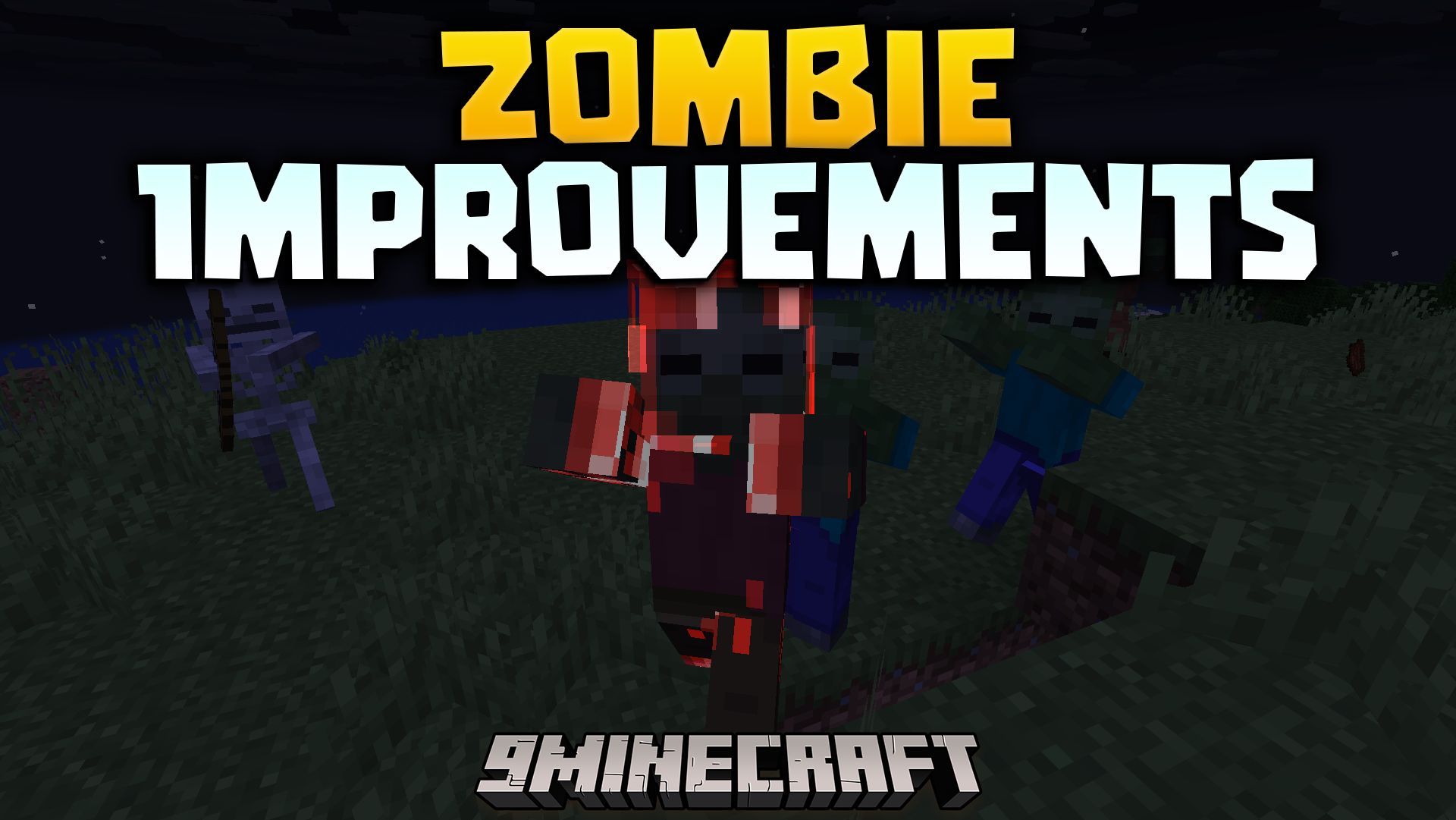 Zombie Improvements Mod (26.1.2, 1.21.1) – Upgrades Zombie Leader Mechanics