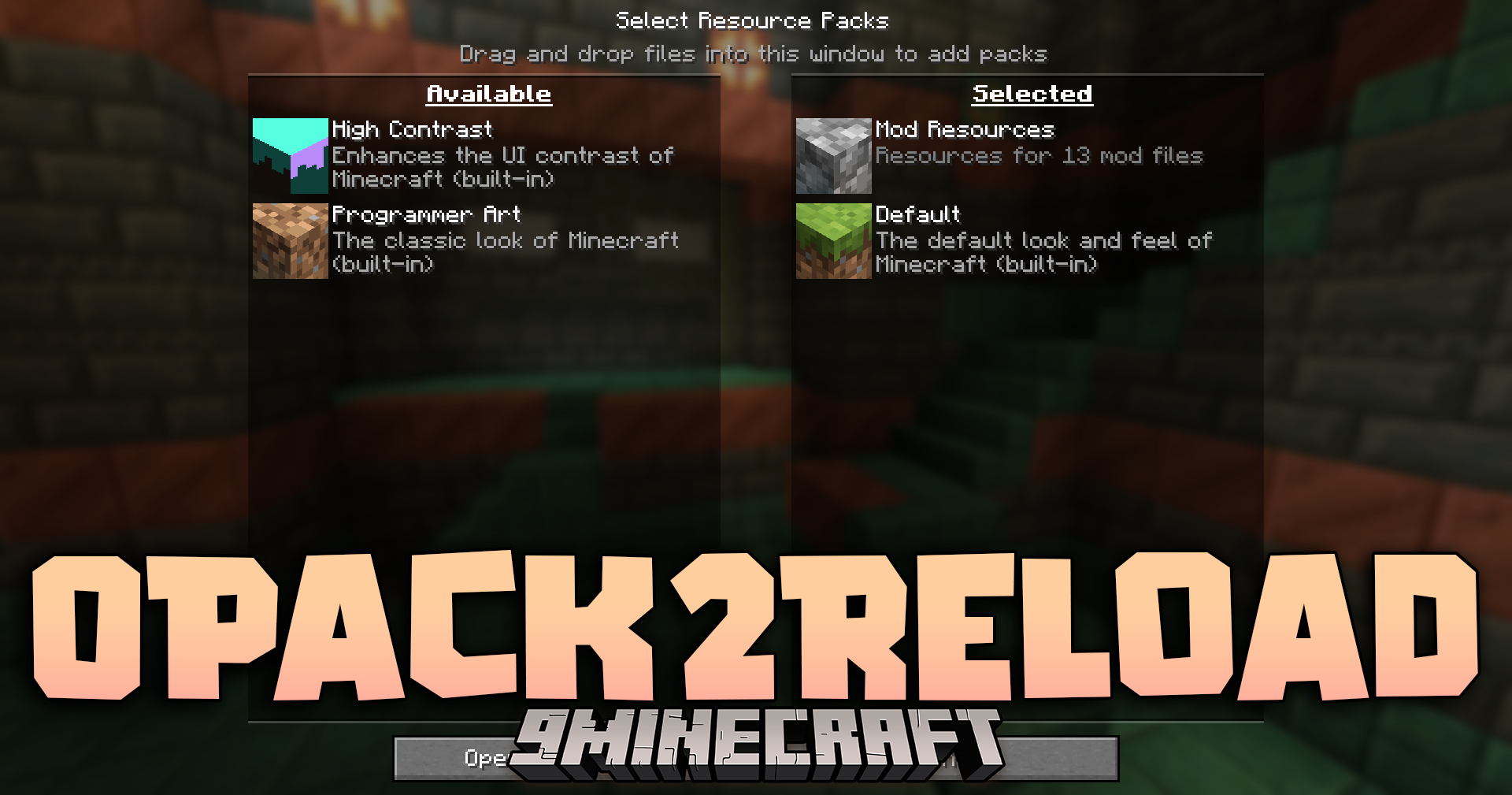 0Pack2Reload Mod (1.21.1, 1.20.1) – Stop Wasting Time Reloading Unchanged