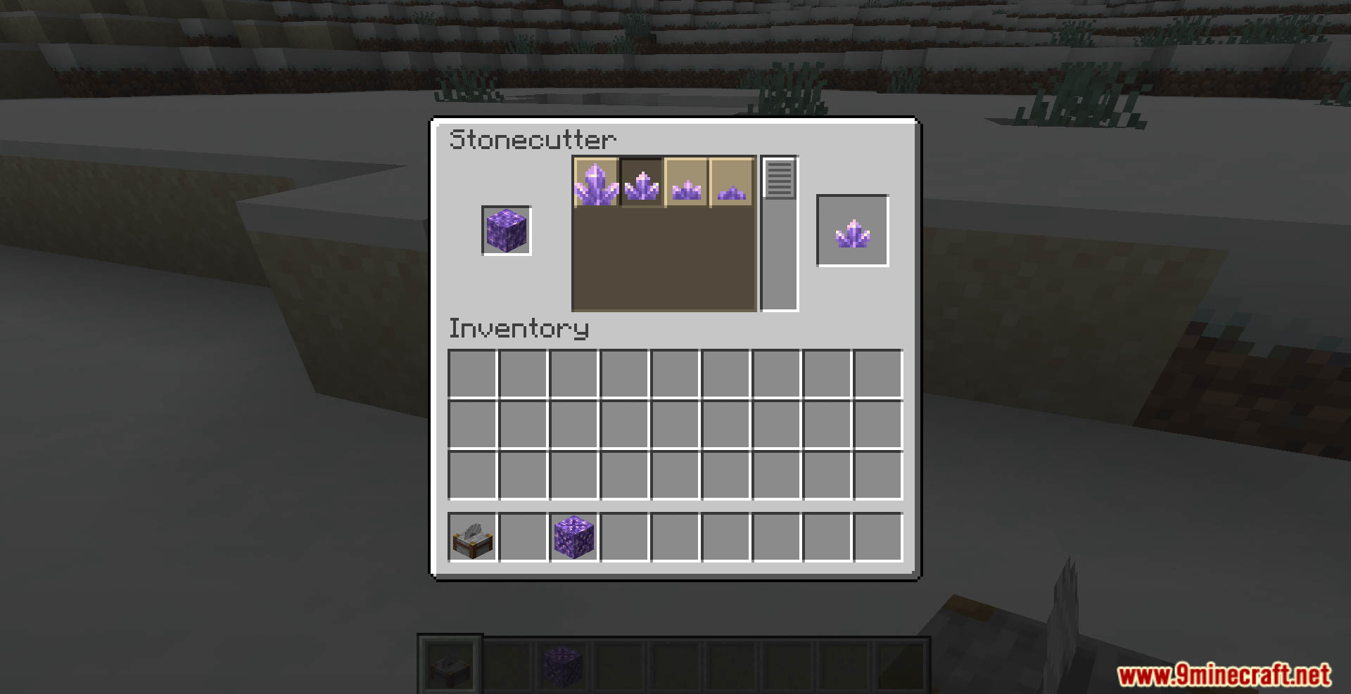 Amethyst cutting data pack screenshot 5