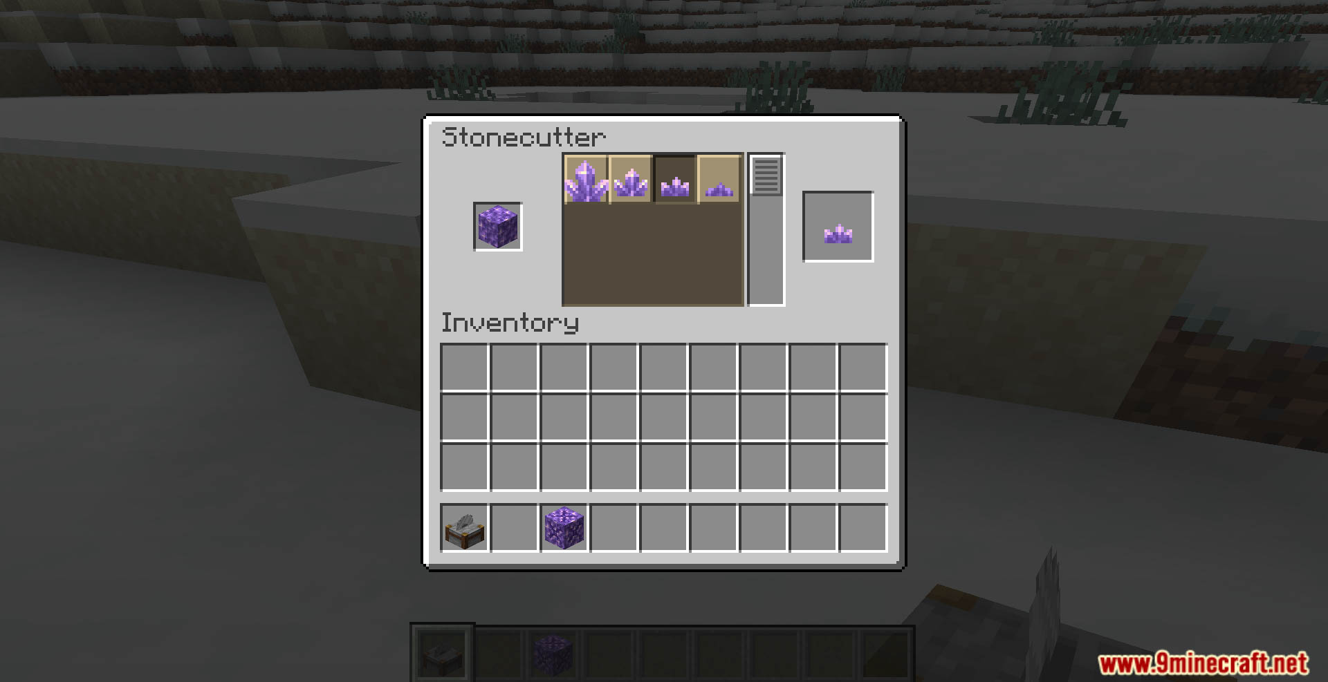 Amethyst cutting data pack screenshot 6