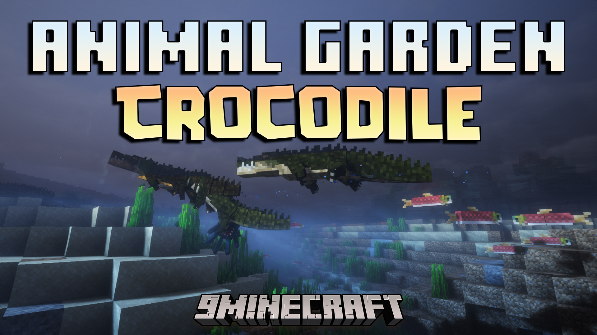 Animal Garden Crocodile Mod (26.1.2, 1.20.1) – Survive Deadly Swamp Crocodiles