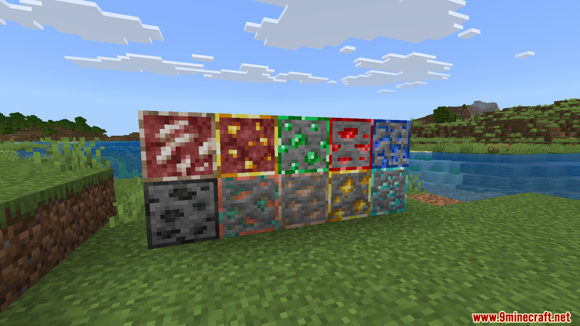 Animated Glowing Ores Texture Pack (26.X, 1.21) – Light Up Dark Caves To Find 7 All standard ores have bright glowing effects and simple animations