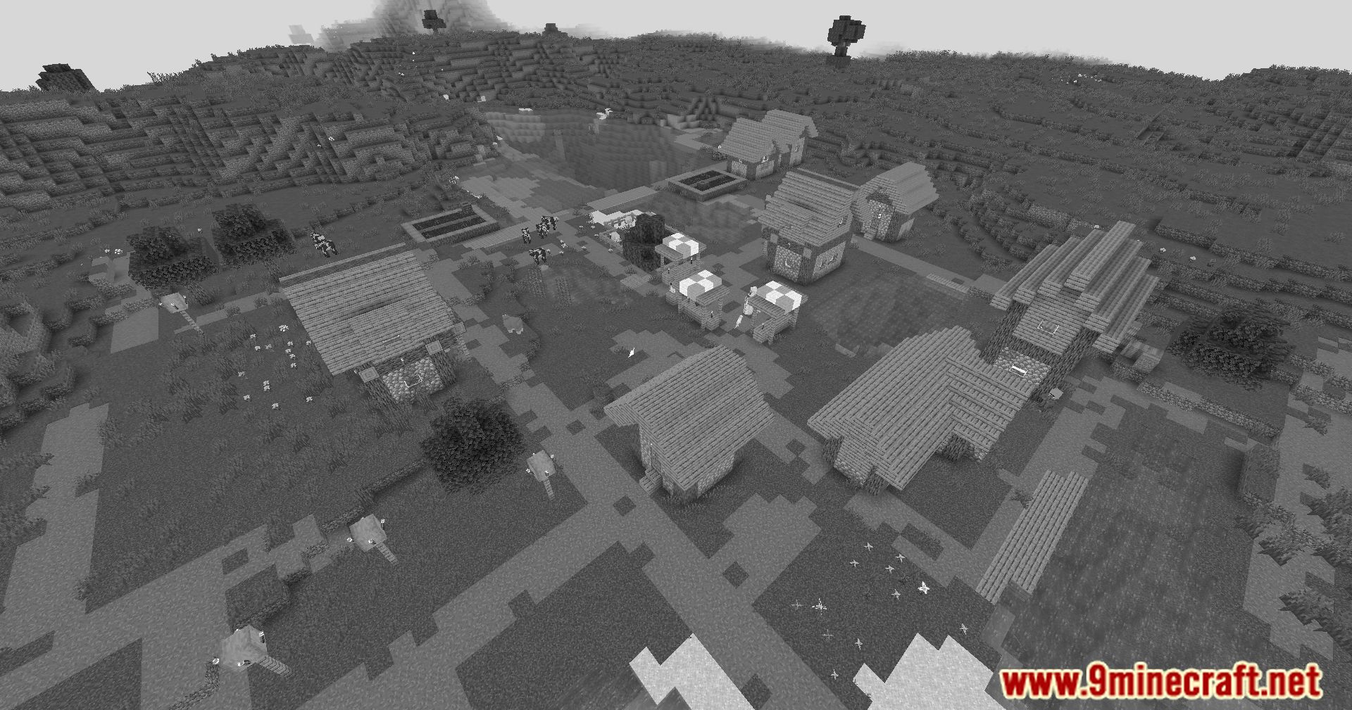 B&Amp;W Shaders (26.1.2, 1.20.1) – A Unique Aesthetic For Minecraft 13 Bw shaders screenshots 12