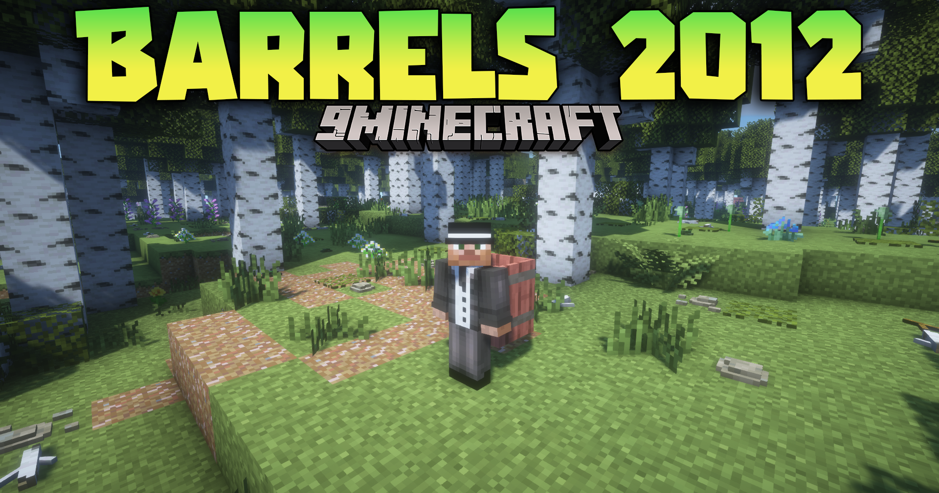 Barrels 2012 Mod (1.21.1, 1.20.1) – Nostalgic Wearable Storage