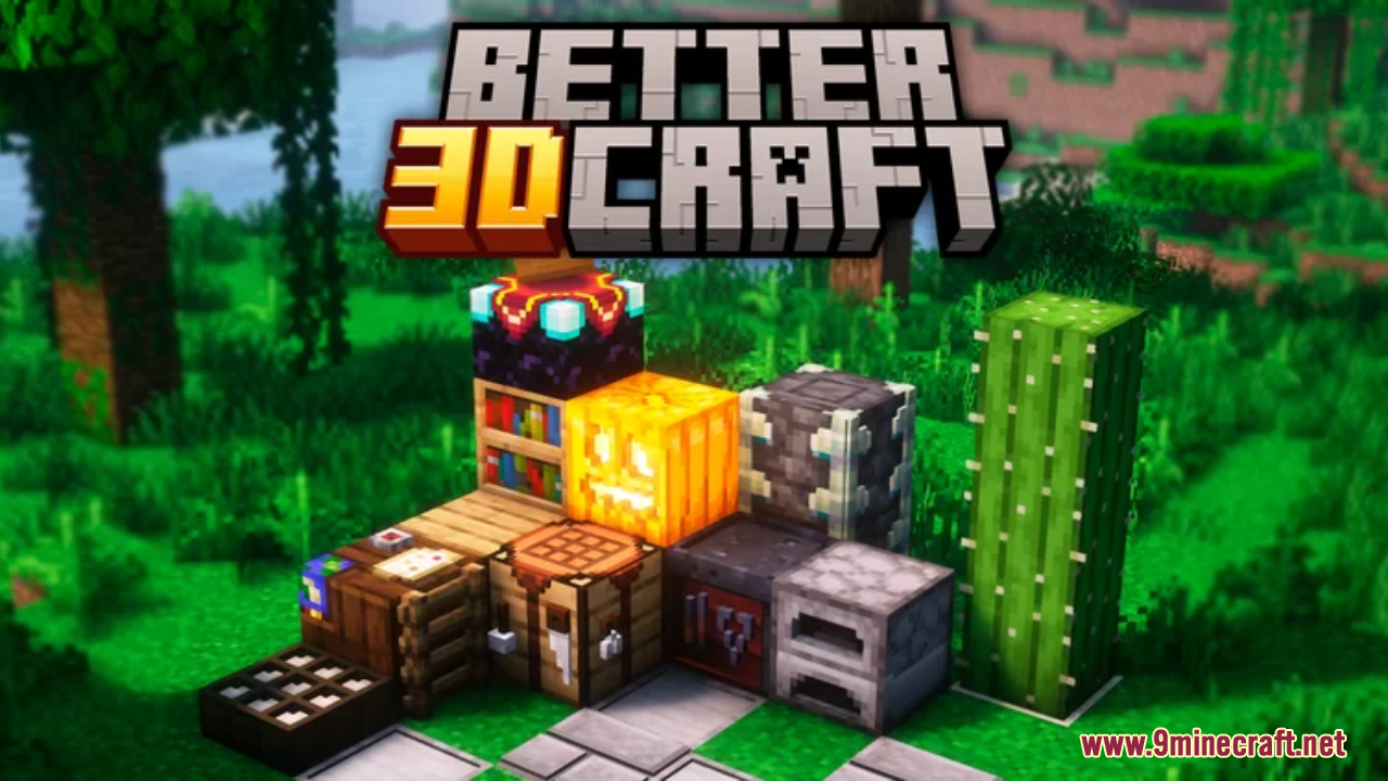 Better 3D Craft Resource Pack (26.1.2, 1.20.1) – Texture Pack
