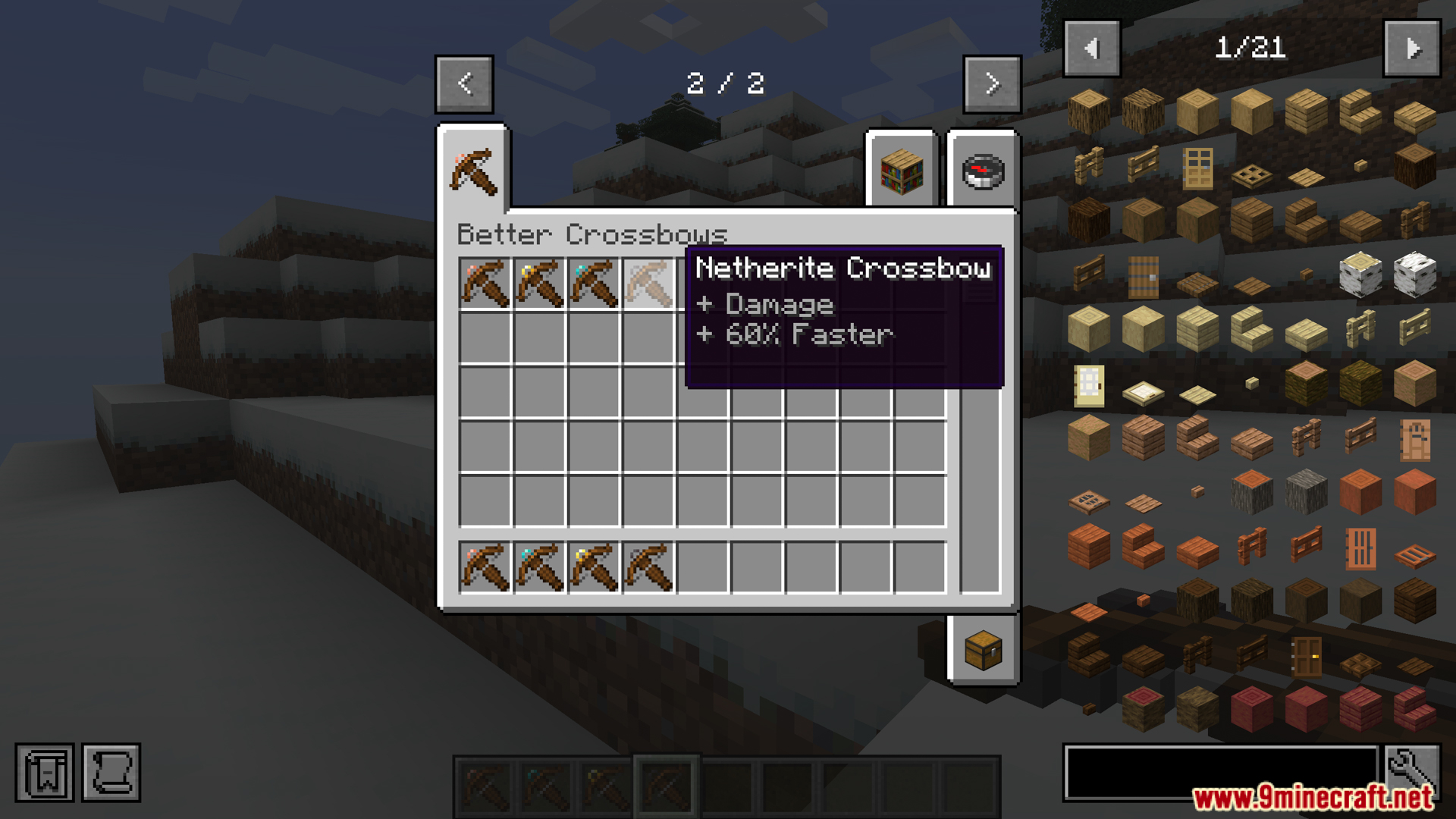 Better Crossbows Mod (26.1.2, 1.20.1) – New Crossbow Tiers