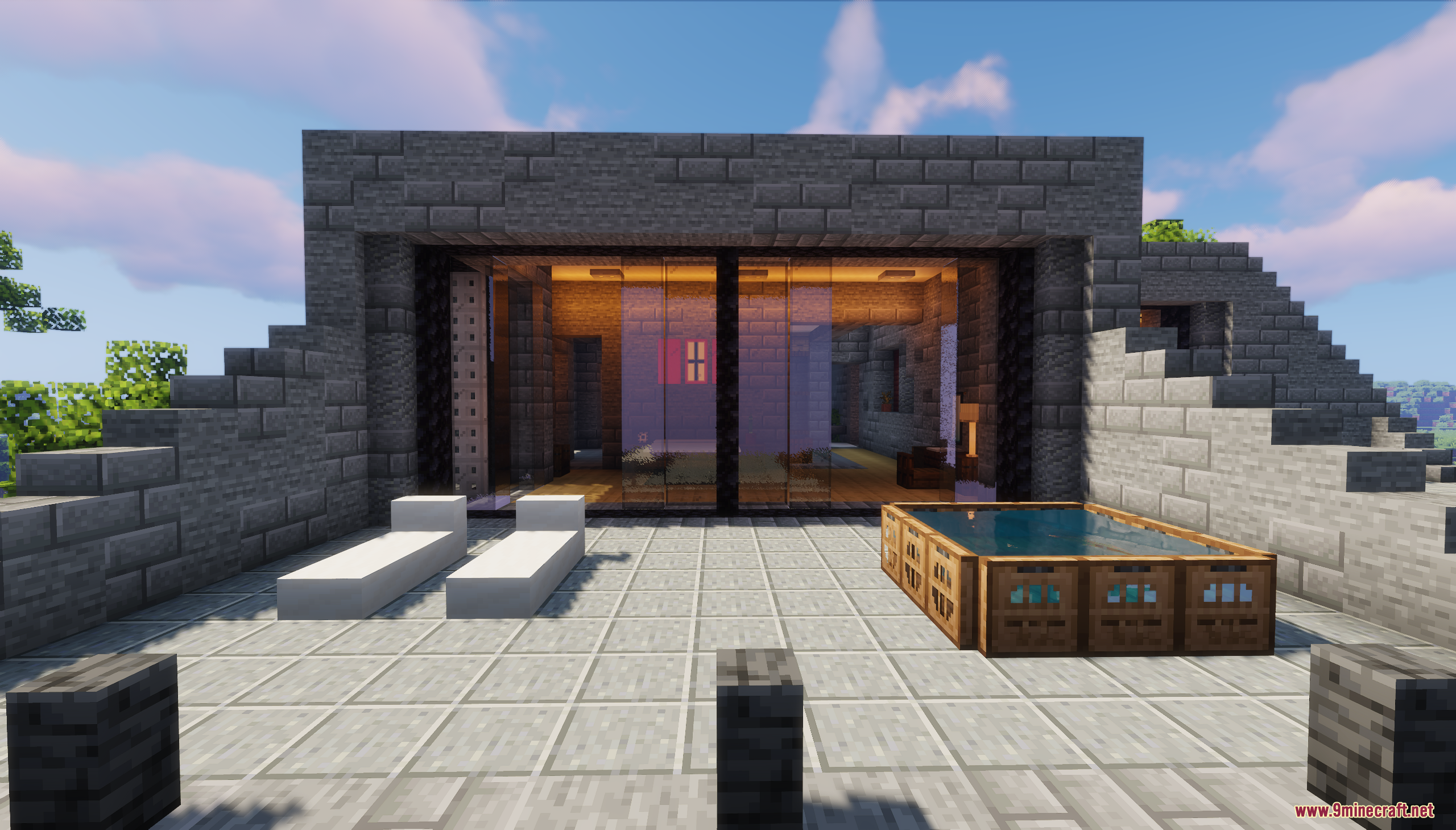 Brutalism beach house screenshots 3