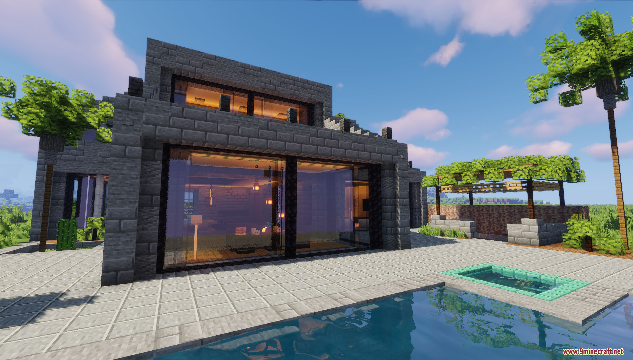 Brutalism beach house screenshots 5