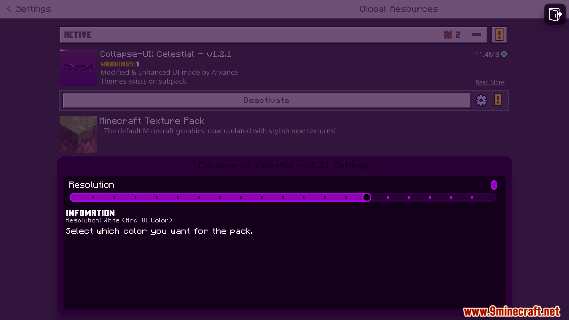 Collapse UI Texture Pack (26.x, 1.21) – Custom Console Style Menus For ...