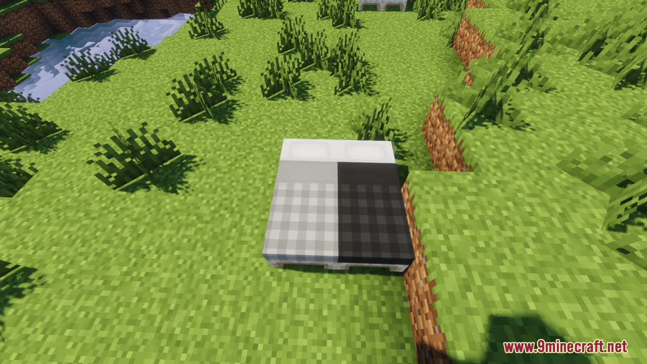 Cozy Nook Beds Resource Pack – Cozy Plaid Bedding For Rustic Cabins 7 Two plaid beds placed side by side on grass