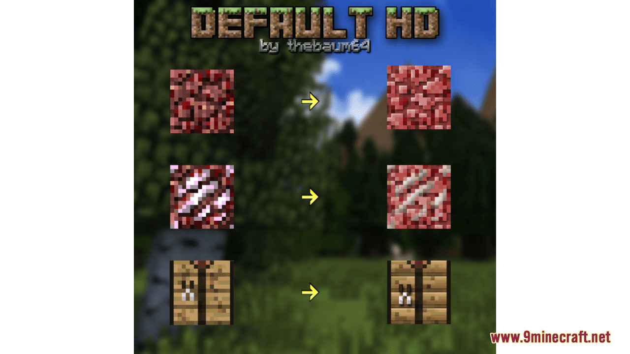 Default HD Resource Pack (26.1.2, 1.20.1) – Texture Pack