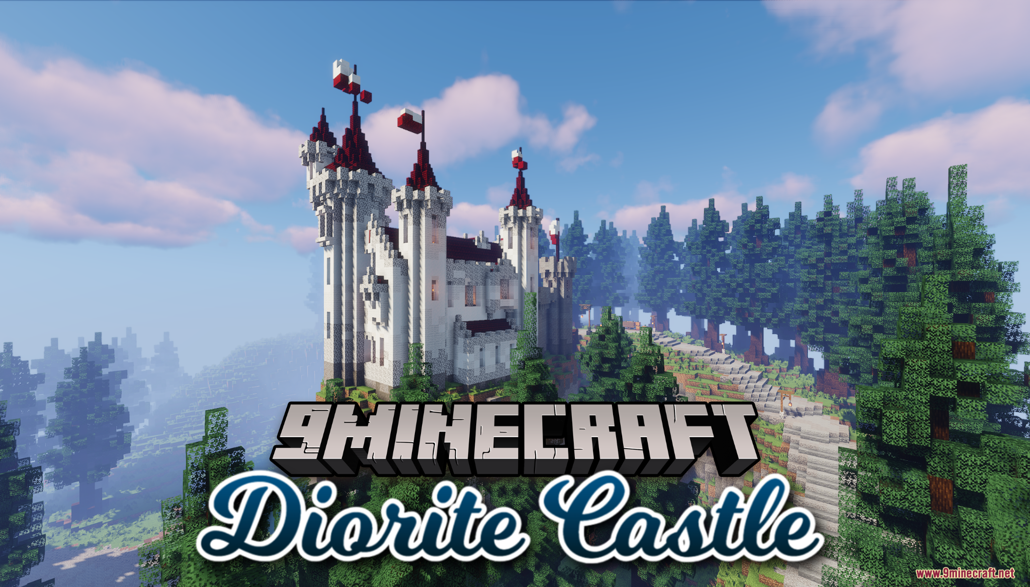 Diorite Castle Map (26.1.2, 1.20.1) – Fully Furnished Castle