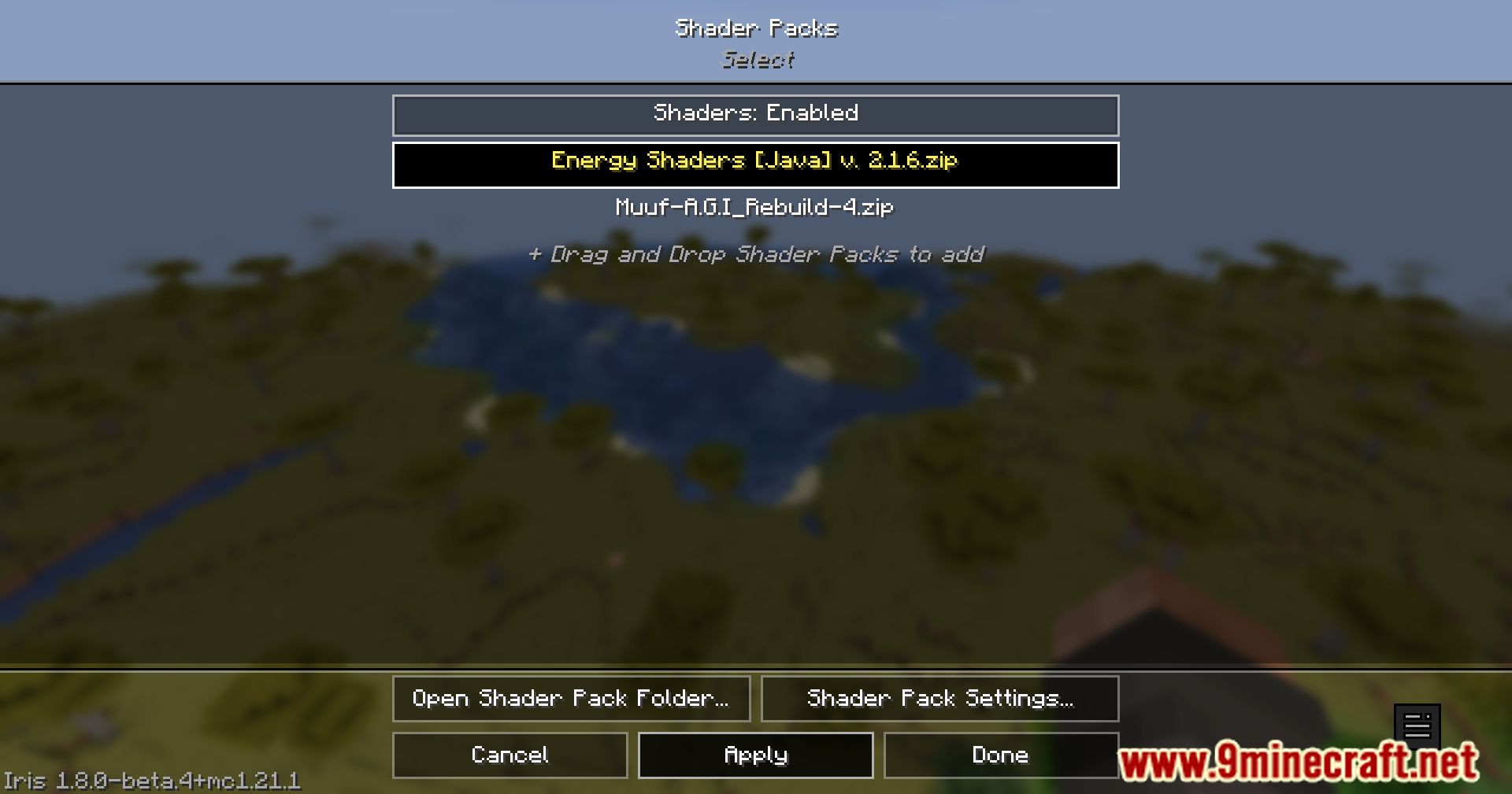 Energy shaders screenshots 1