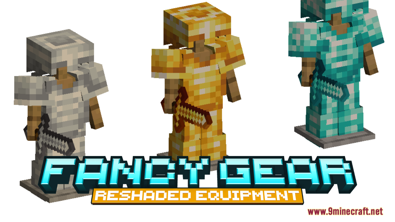 Fancy Gear | Reshaded Equipment Resource Pack (26.1.2, 1.20.1) – Texture Pack