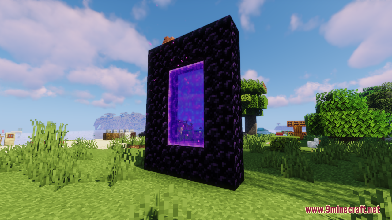 Glowy Nether Portals Resource Pack (26.1.2, 1.20.1) – Texture Pack 4 Glowy nether portals screenshots 3