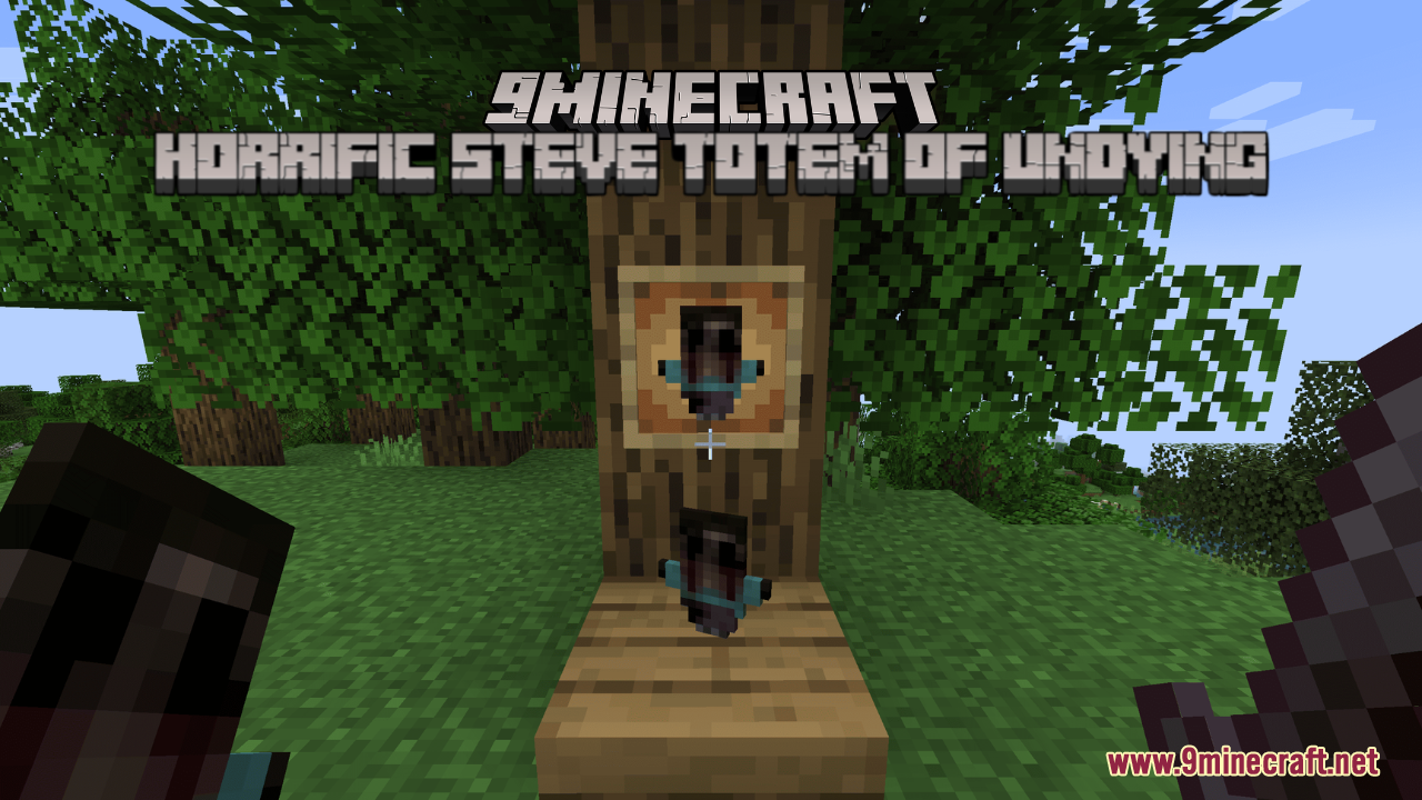 Horrific Steve Totem Of Undying Resource Pack (1.21.11, 1.21.1 ...