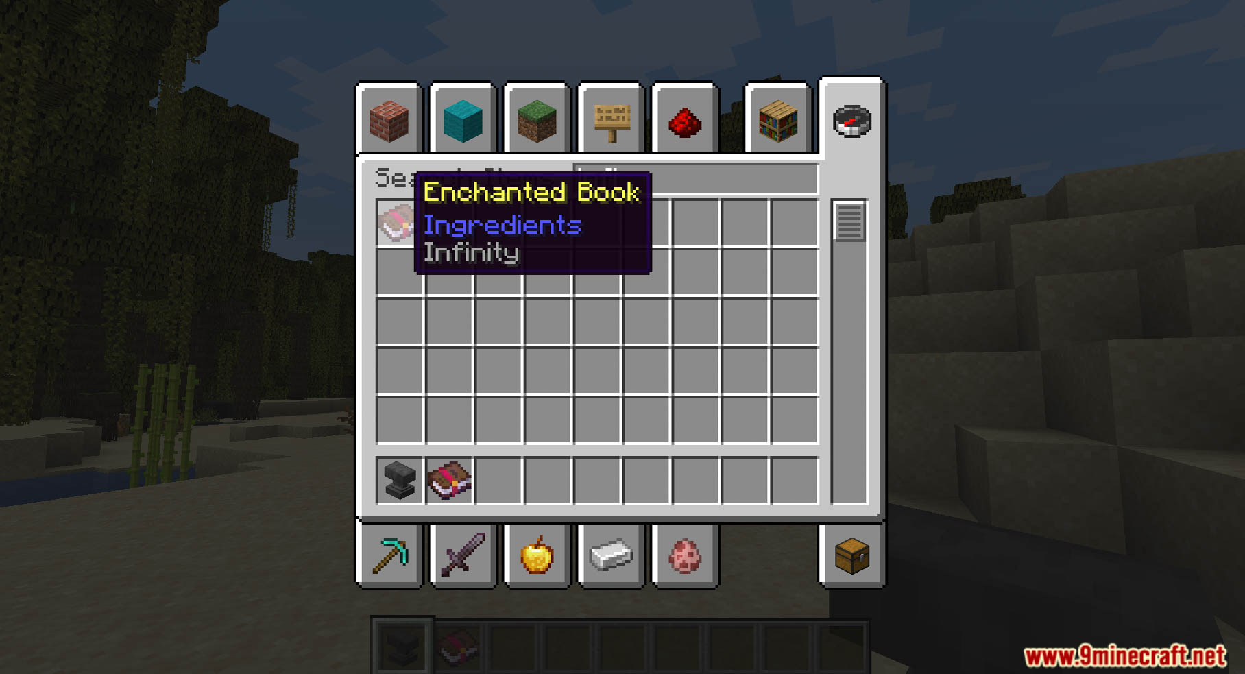 Infinity and mending data pack screenshot 3