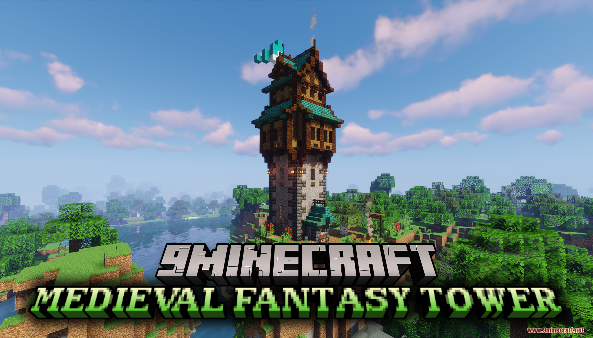 Medieval Fantasy Tower Map (26.1.2, 1.20.1) – Start a Magical Journey