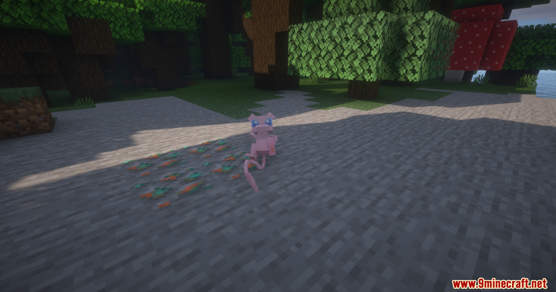 Mellomons Data Pack (1.21.1) – Track Down A Rare Animated Mew In Jungles 2 Mellomons data pack screenshot 1