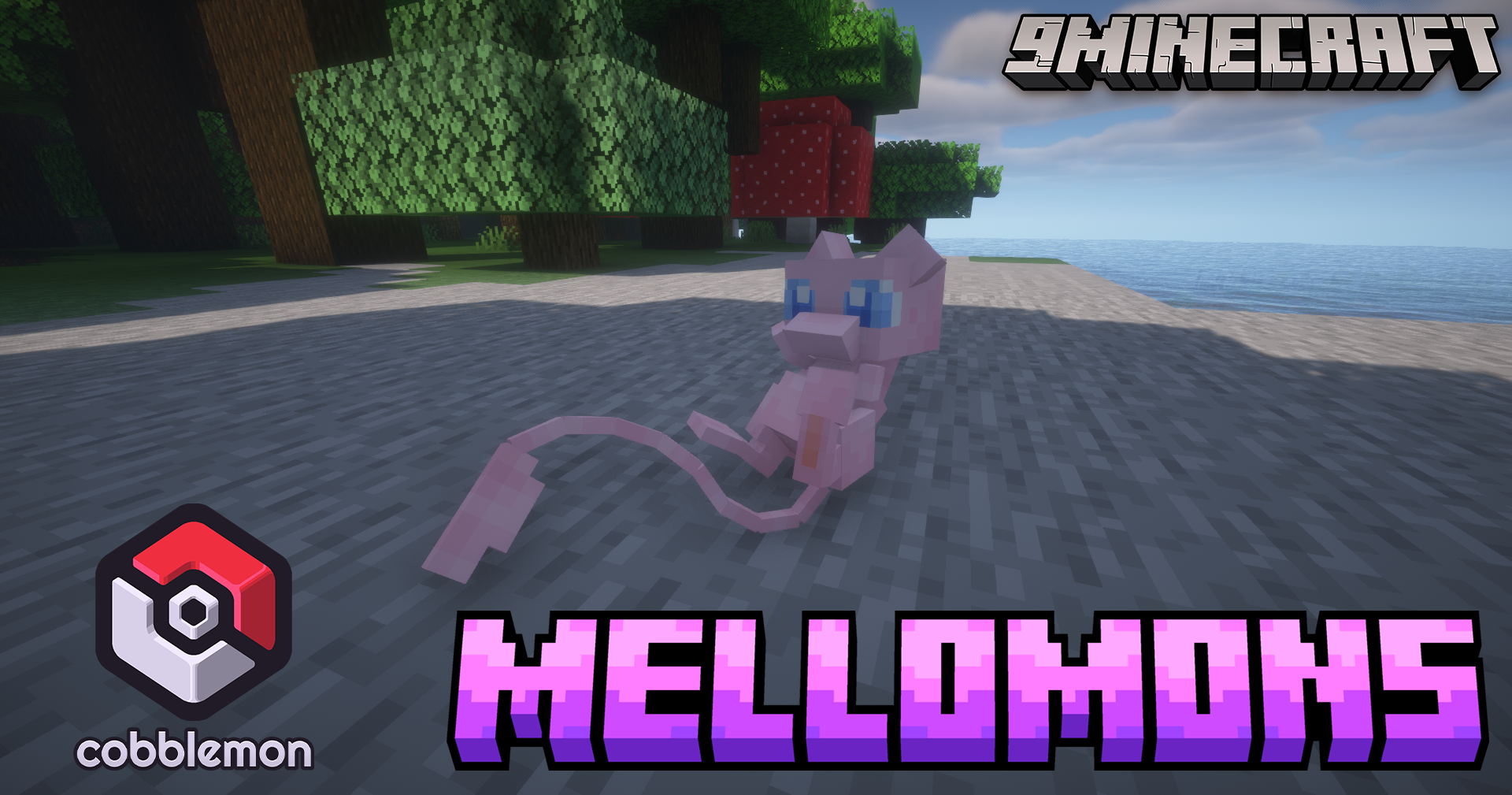 Mellomons Data Pack (1.21.1) – Track Down a Rare Animated Mew in Jungles