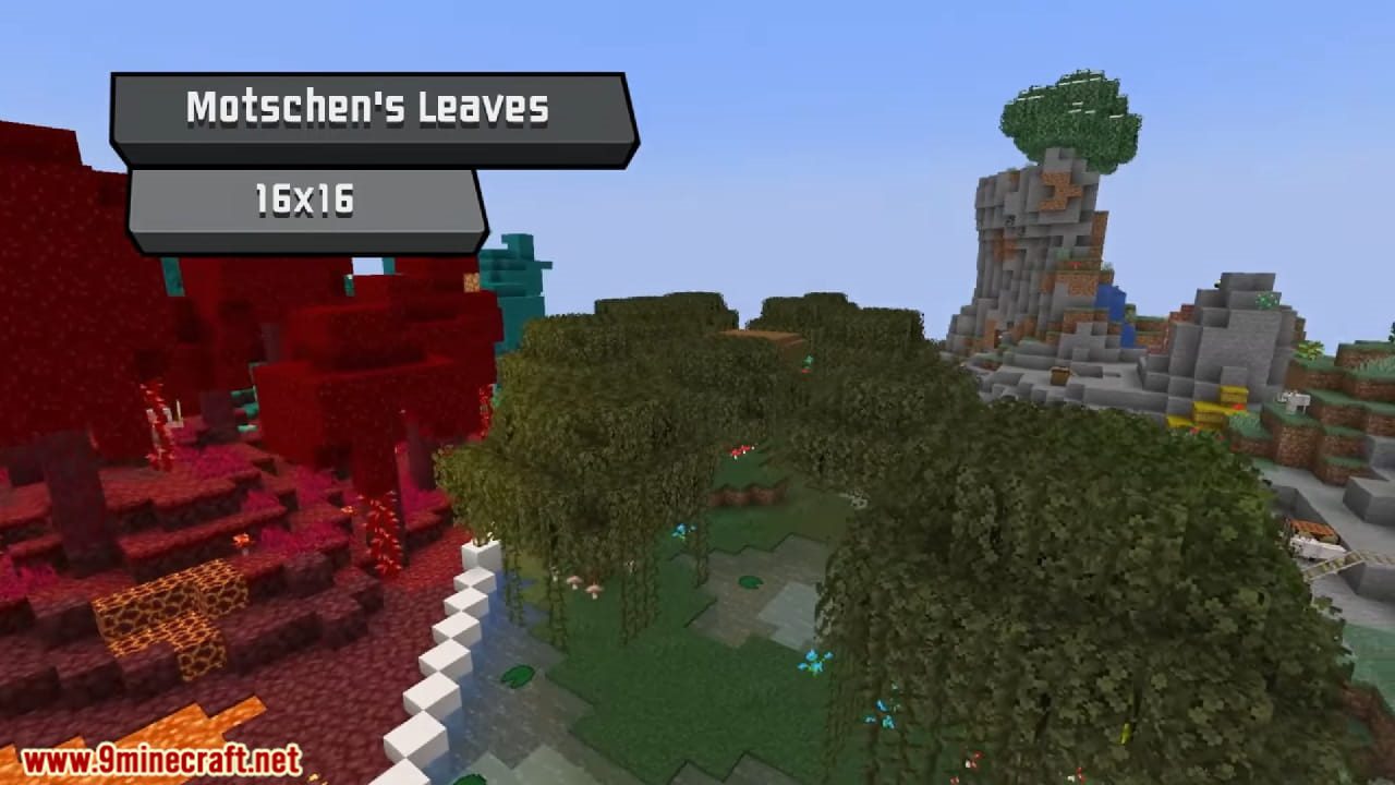 Motschen’s Better Leaves Resource Pack (26.1.2, 1.20.1) – Texture Pack 3 Motschen better leaves resource pack 02