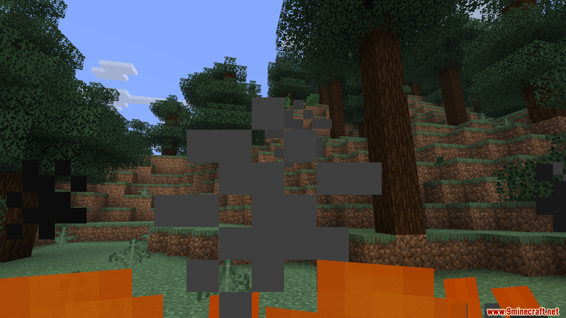 Oculies Low Fire Resource Pack (26.1.2, 1.20.1) – No More Fire All Over Your Screen 12 Low fire effect provides clear vision while burning