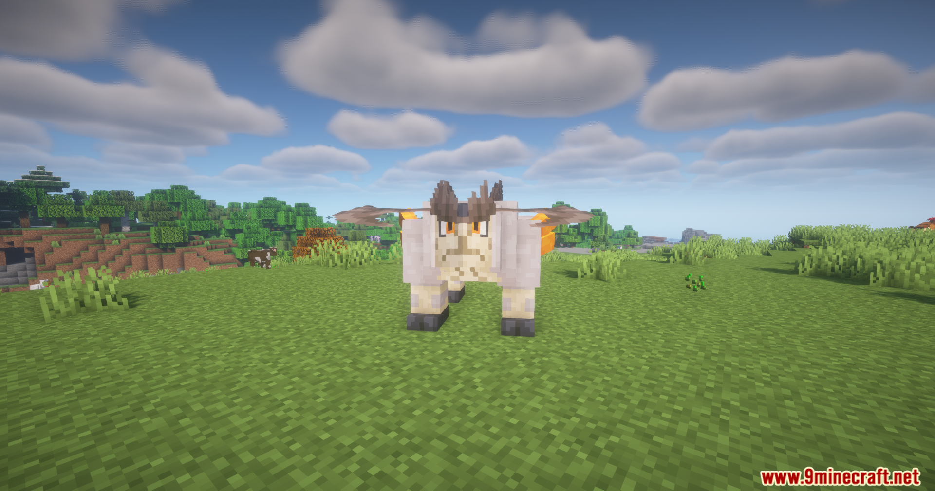Planeta Cobblemon Pokemon Data Pack (1.21.1, 1.20.1) – Summon Paradox Pokemon 10 Frontal shot of the terrakion model in a field