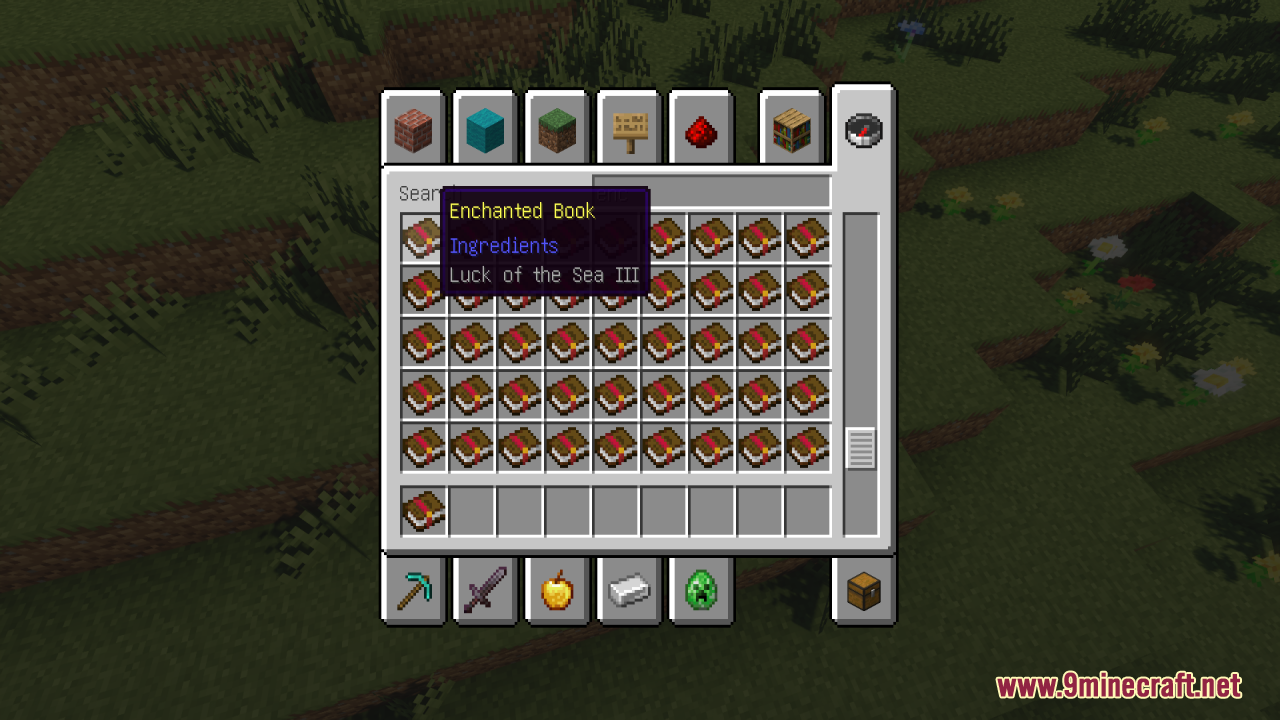 Remove Enchant Glint Resource Pack (1.21.11, 1.21.1) – True Vanilla Colors 14 Luck of the sea iii book without enchantment glint