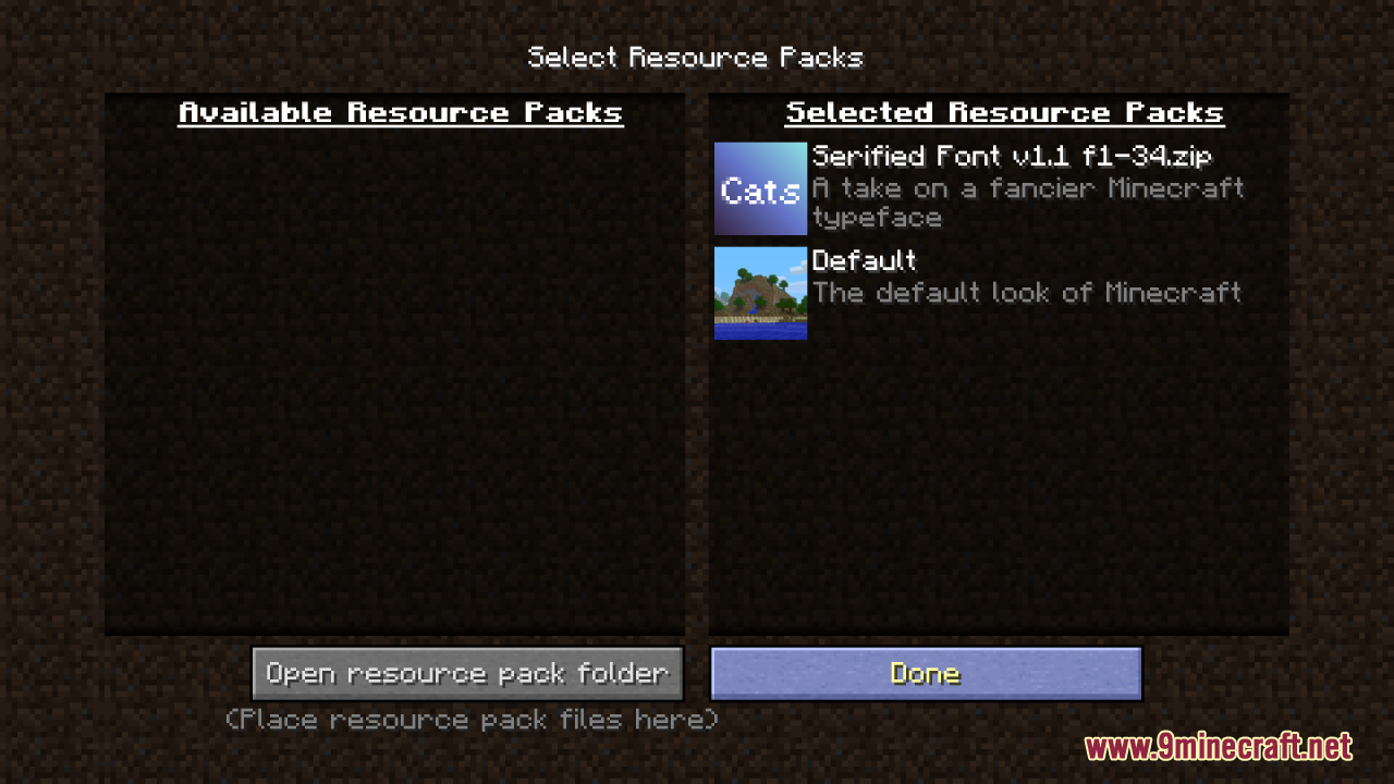 Serified font screenshots 2