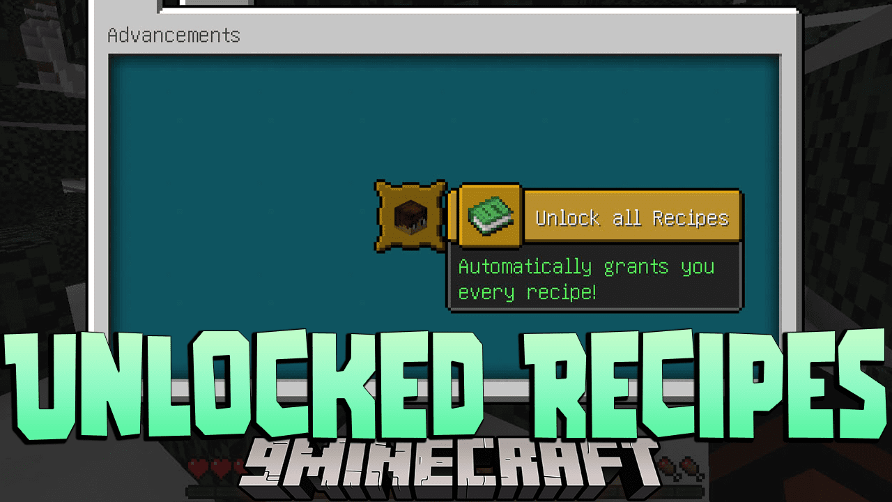 Unlock All Recipes Data Pack (1.21.11, 1.20.1) – Automatically Grants You Every Recipe