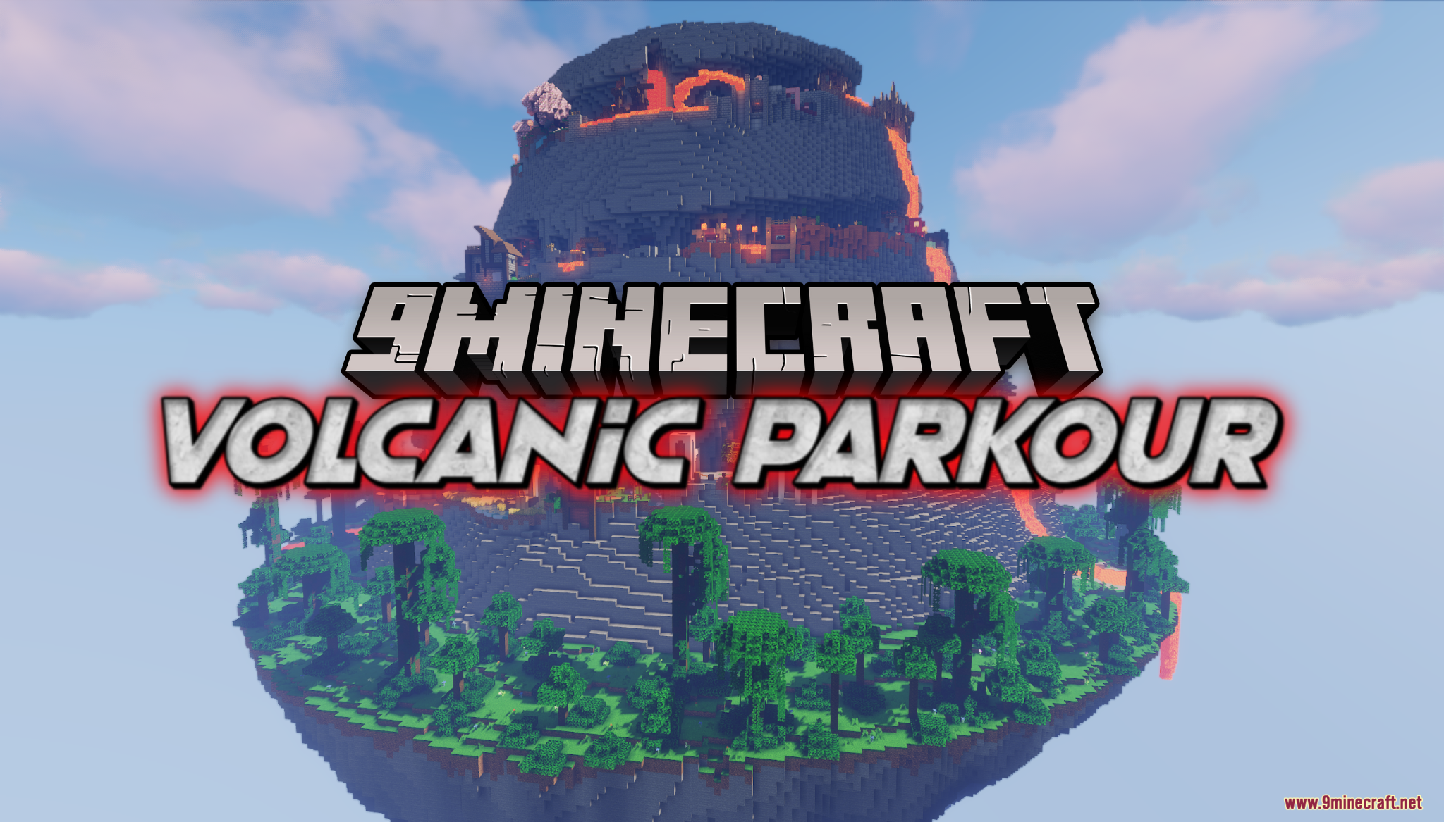 Volcanic Parkour Map (26.1.2, 1.20.1) – Survive the Heat!