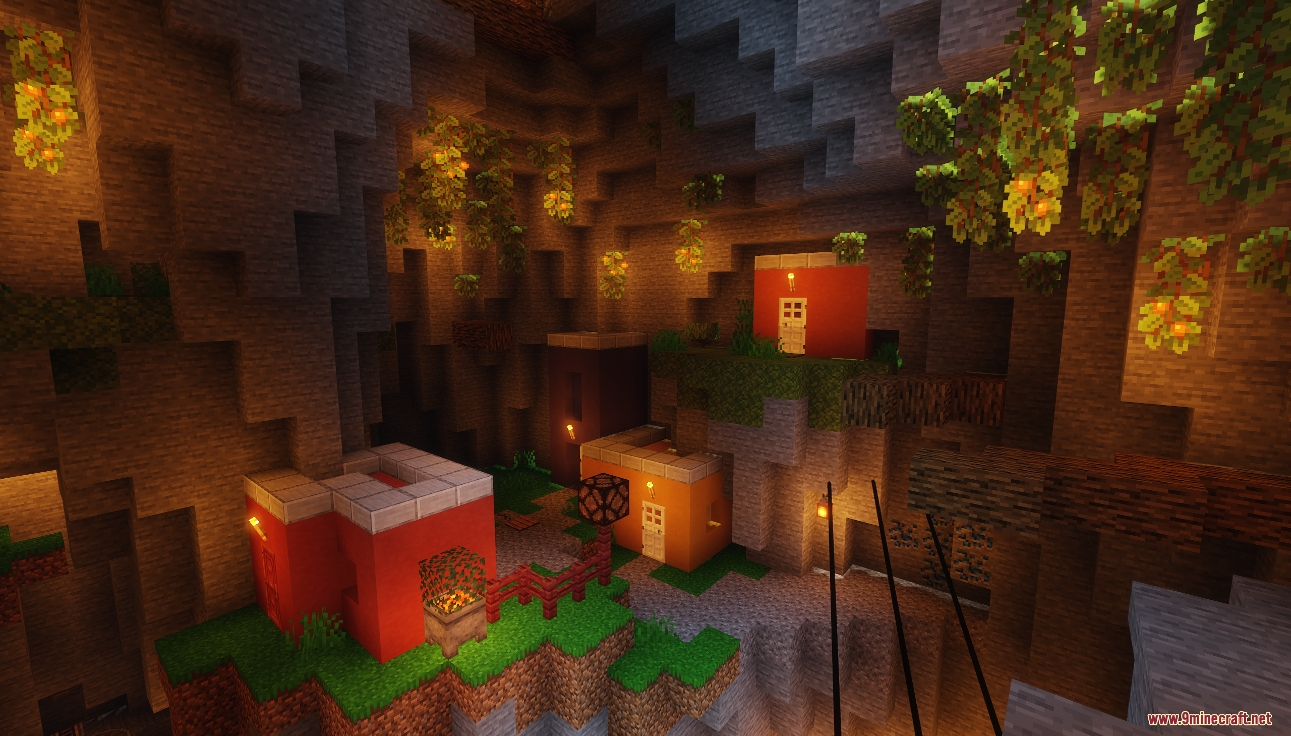 Volcanic Parkour Map (26.1.2, 1.20.1) – Survive The Heat! 11 Volcanic parkour screenshots 10