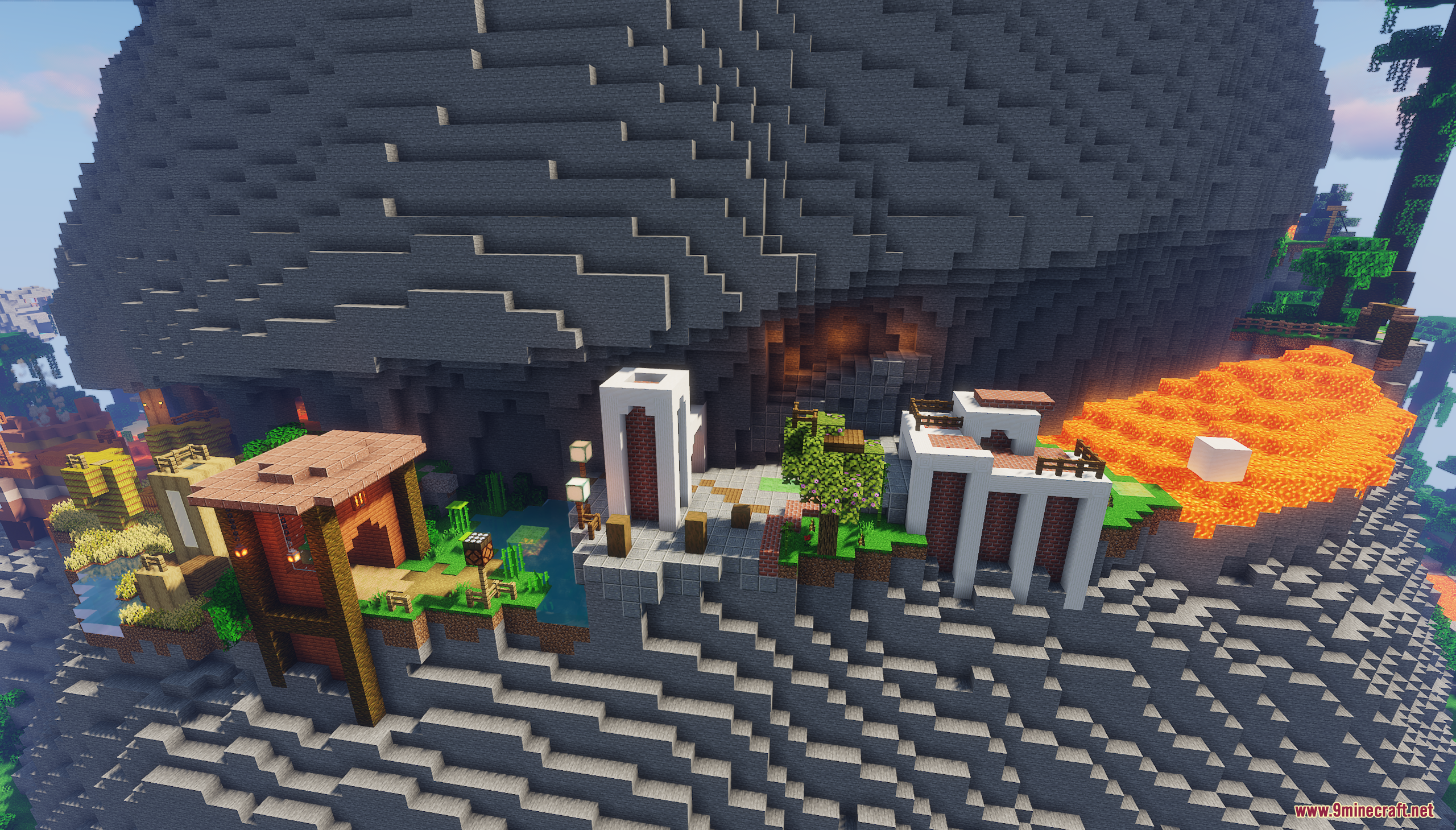 Volcanic Parkour Map (26.1.2, 1.20.1) – Survive The Heat! 7 Volcanic parkour screenshots 6