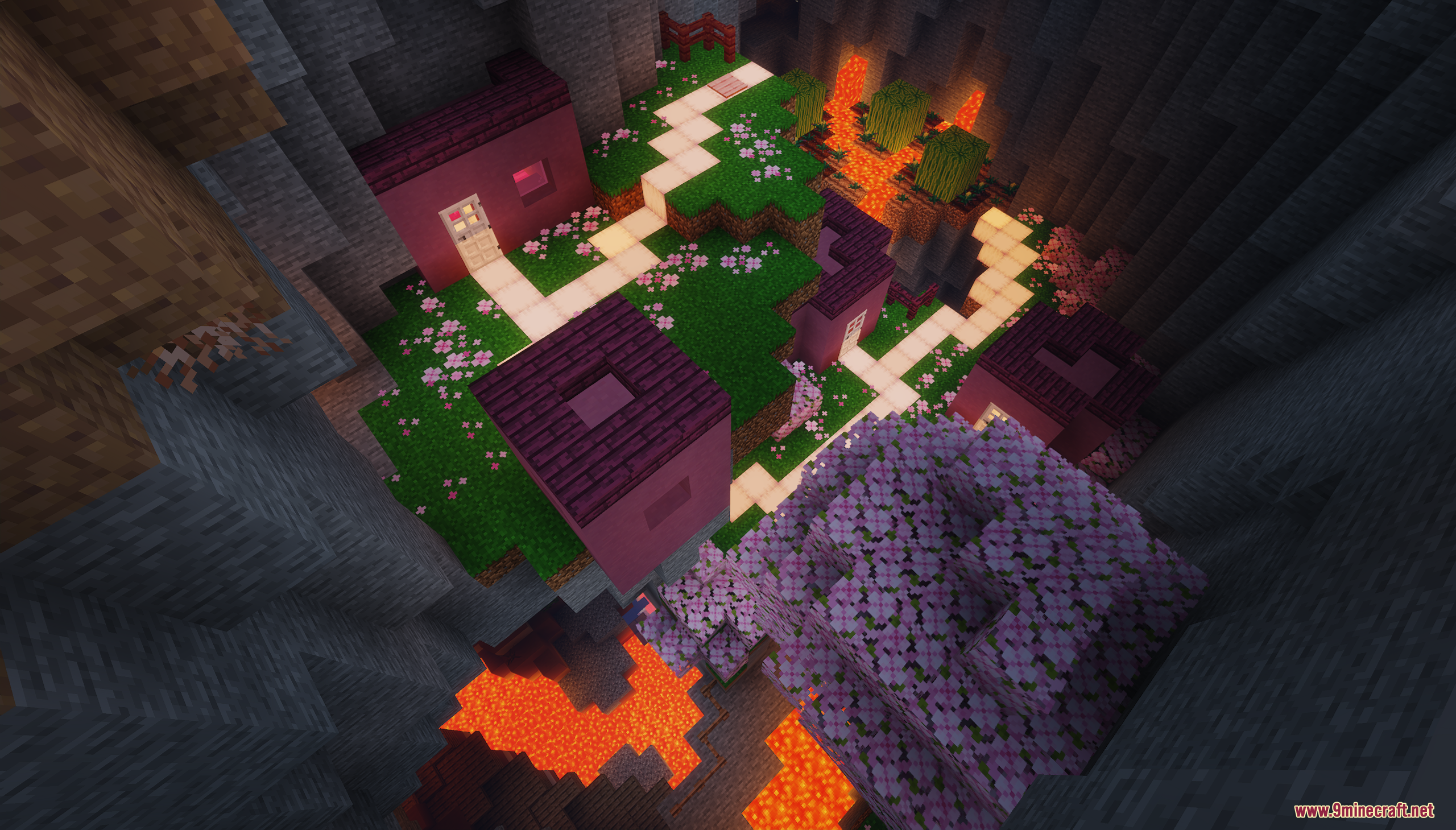 Volcanic Parkour Map (26.1.2, 1.20.1) – Survive The Heat! 10 Volcanic parkour screenshots 9
