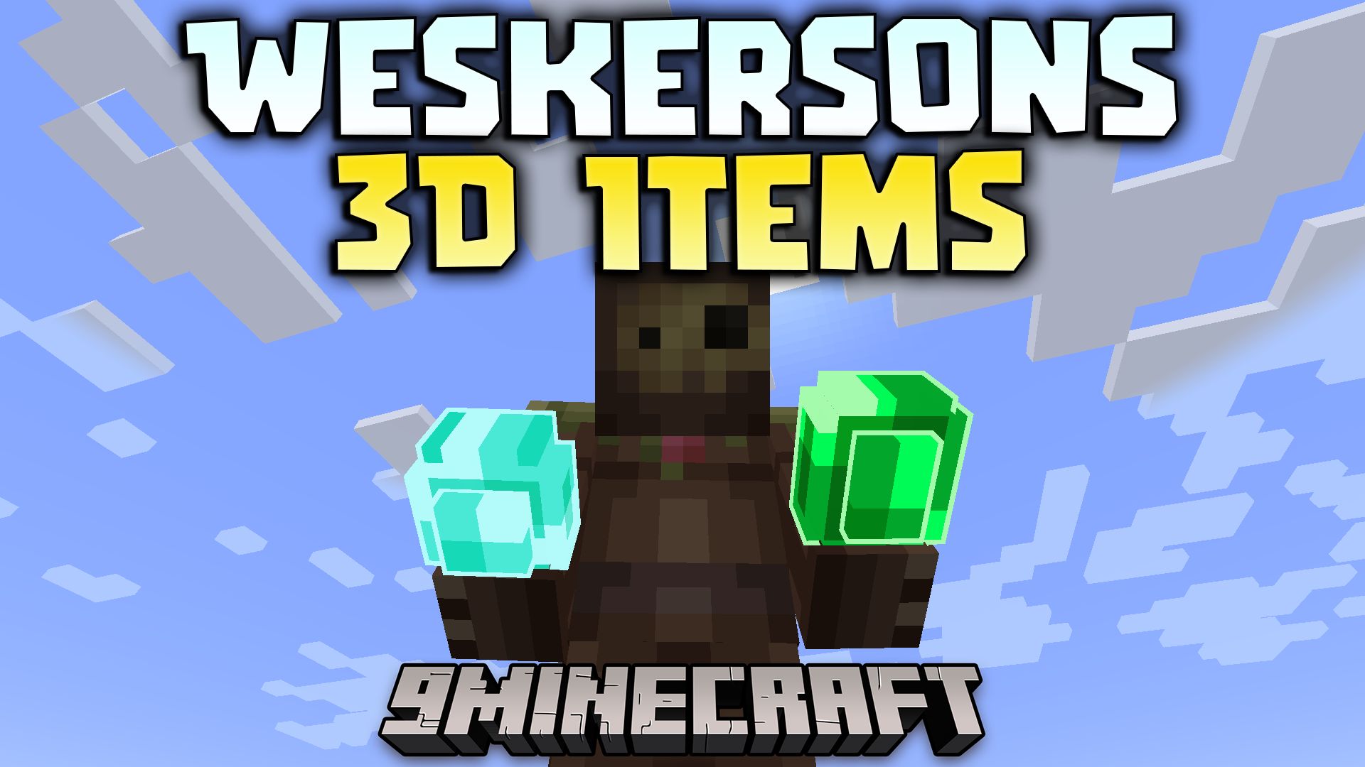 Weskersons 3D Items Resource Pack (26.1.2, 1.21.11) – Texture Pack