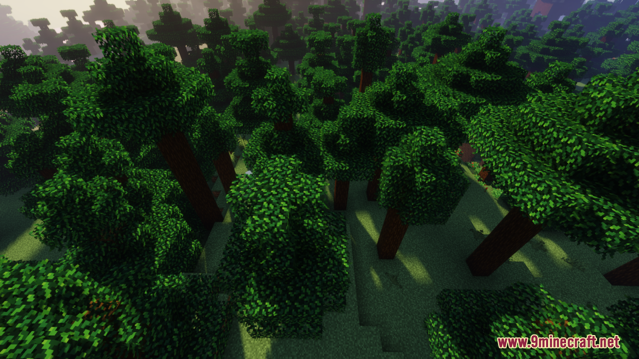 Whimscape Leaves Add-On Resource Pack (26.1.2, 1.20.1) – Texture Pack 2 Whimscape leaves add on screenshots 1
