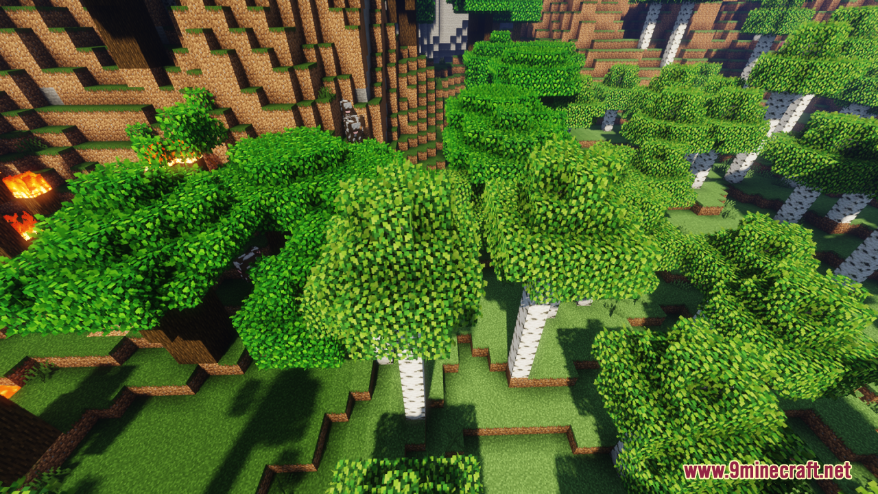 Whimscape Leaves Add-On Resource Pack (26.1.2, 1.20.1) – Texture Pack 6 Whimscape leaves add on screenshots 5