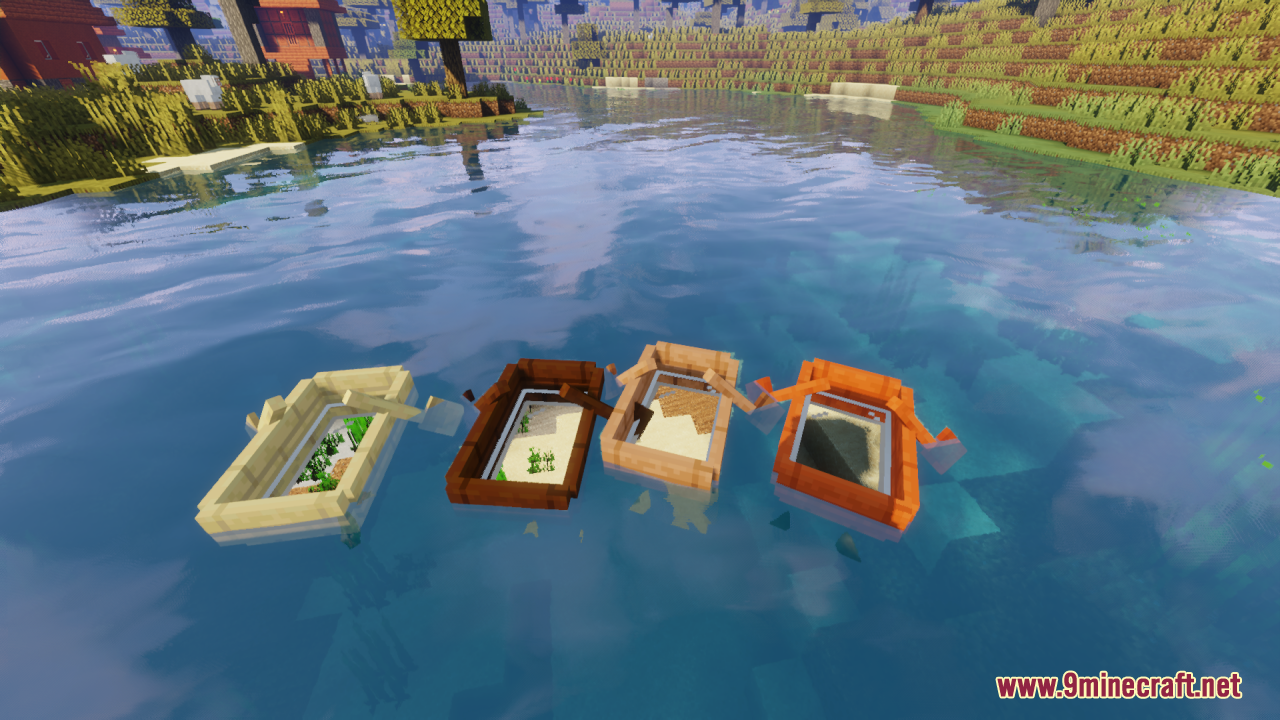 X-ray boat resource pack showing different see-through boats