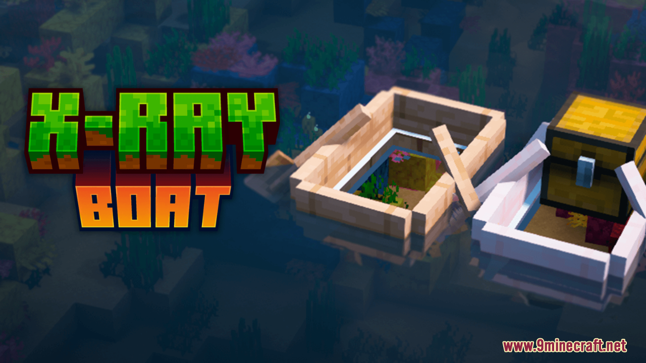 X-Ray Boat Resource Pack (26.1.2, 1.20.1) – Crystal Clear Ocean Views in