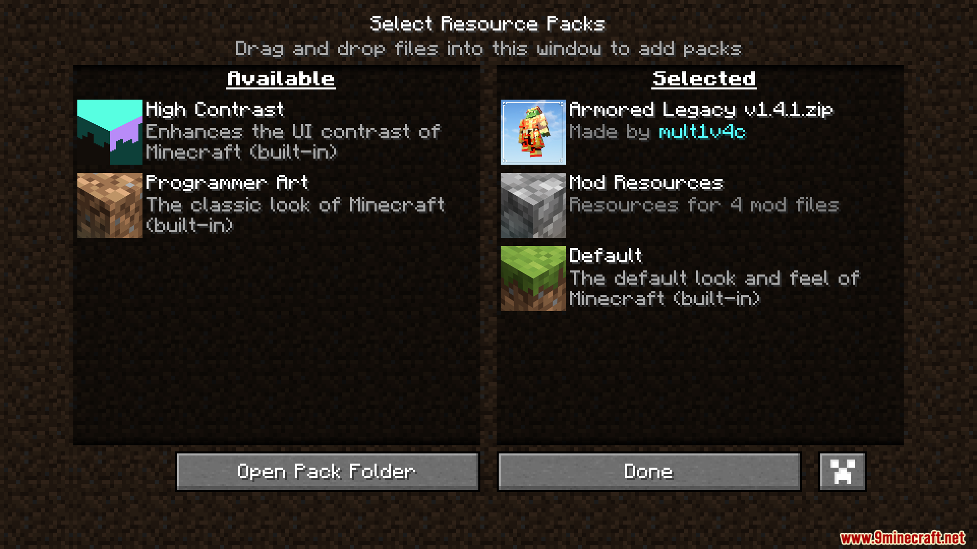 Armored legacy resource pack screenshots 01