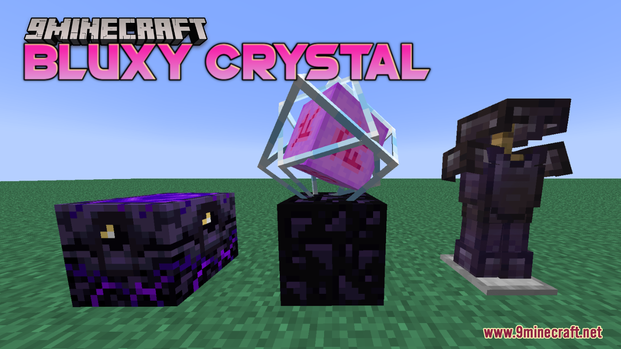 Bluxy Crystal Resource Pack (1.21.11, 1.21.1) – Distraction-Free Visuals
